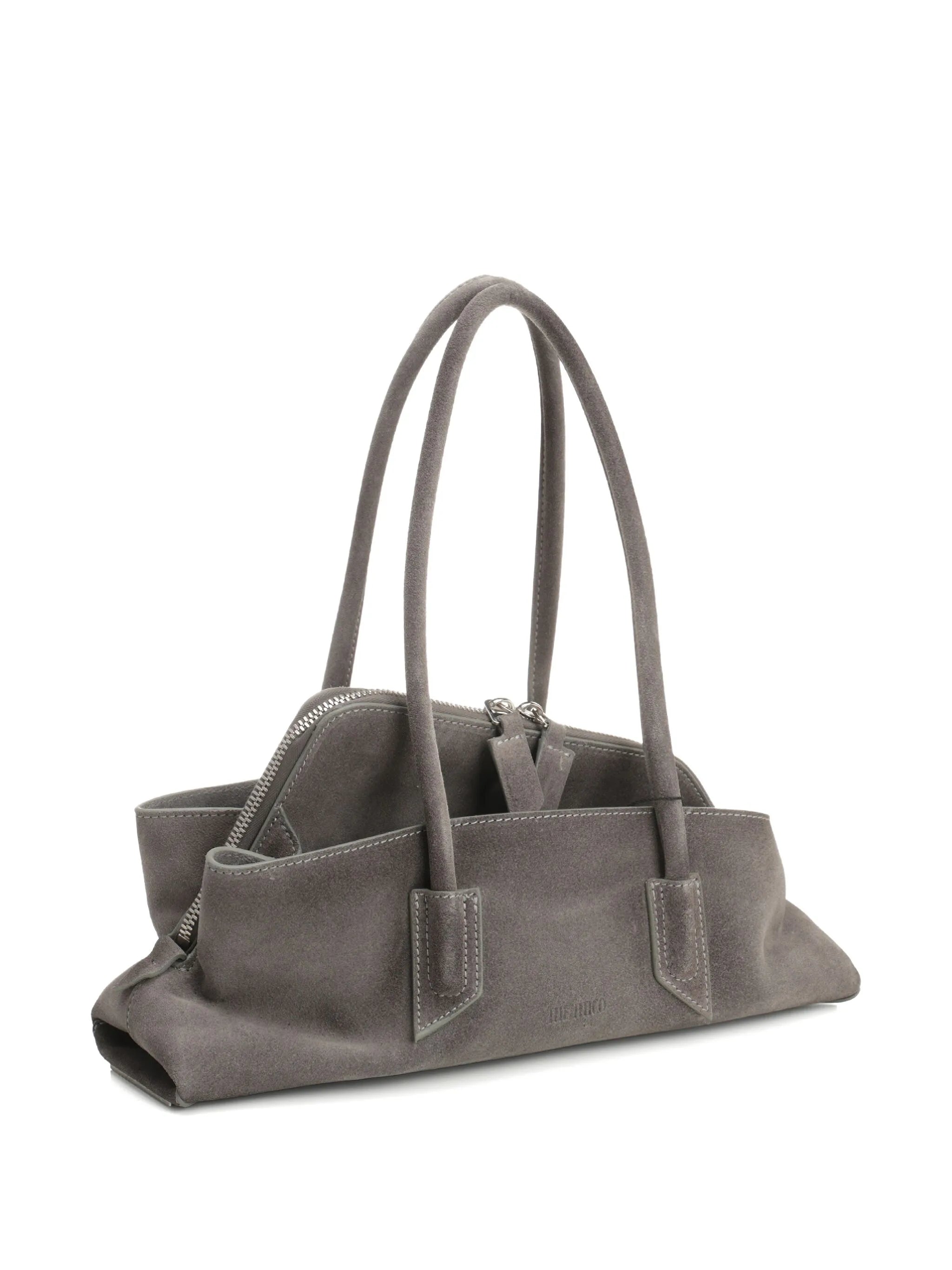 small La Passeggiata suede shoulder bag