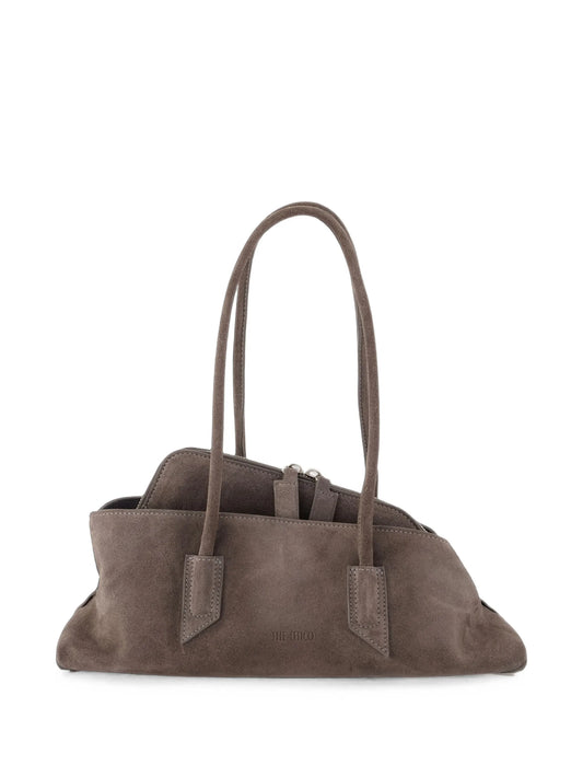 small La Passeggiata suede shoulder bag