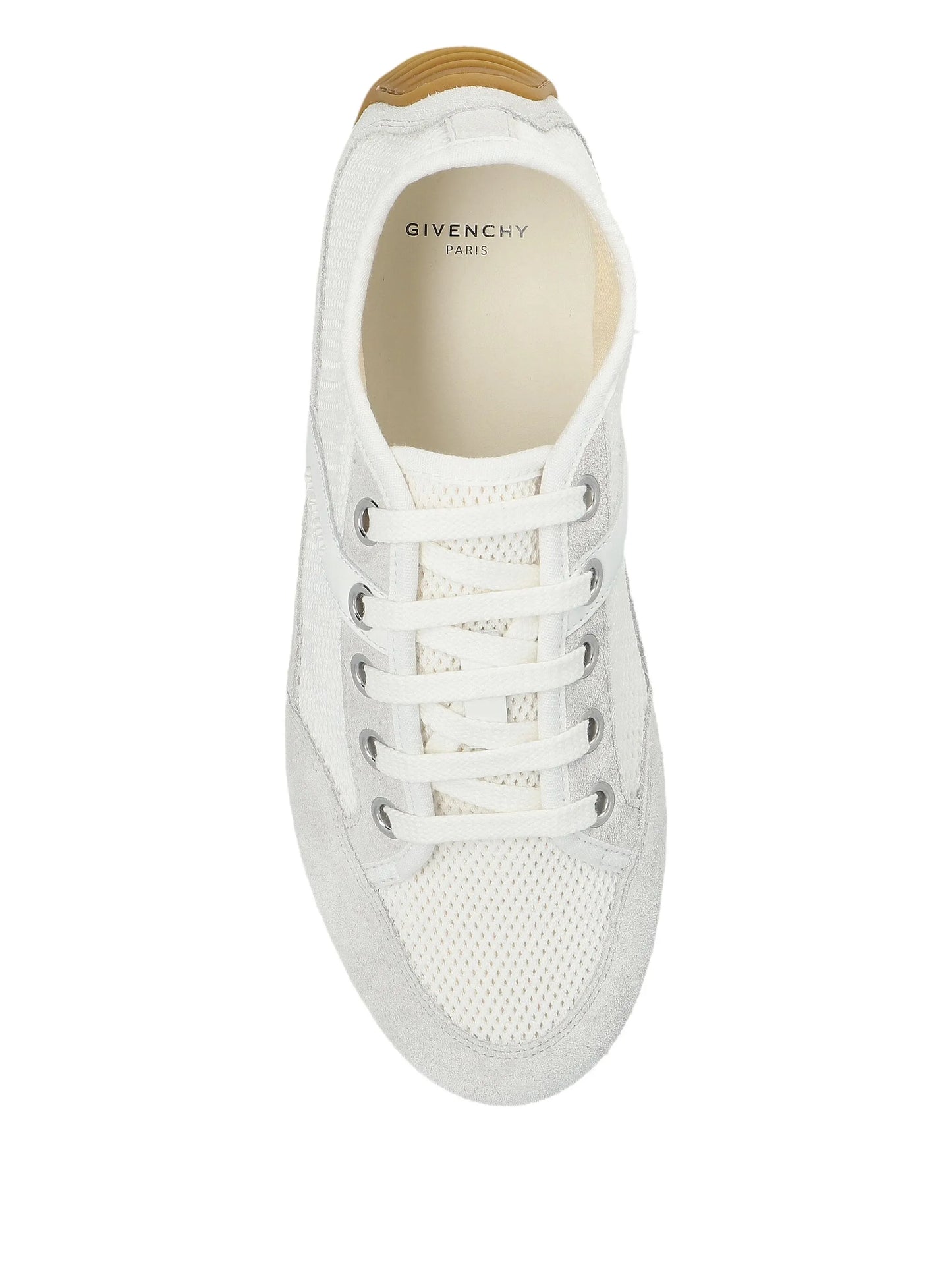 Slim panelled sneakers