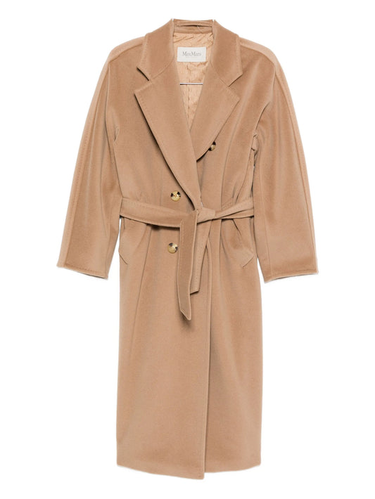 Madame double-breasted wool coat