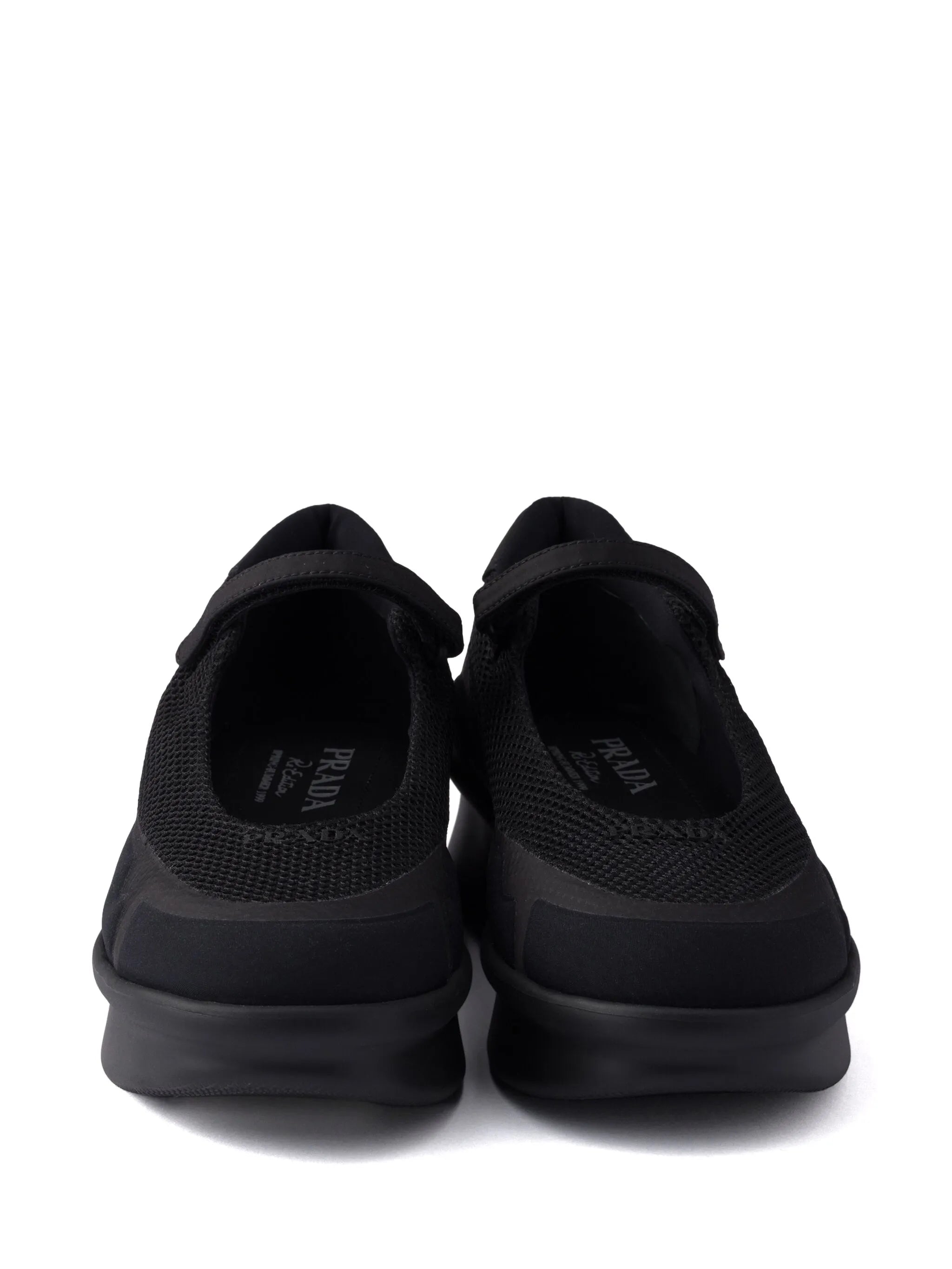 mesh-panels ballerina flats