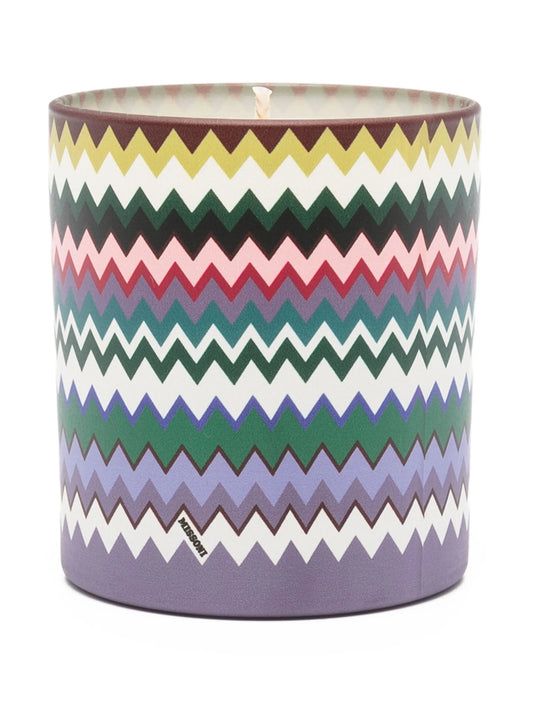 zigzag-printed candle (220g)