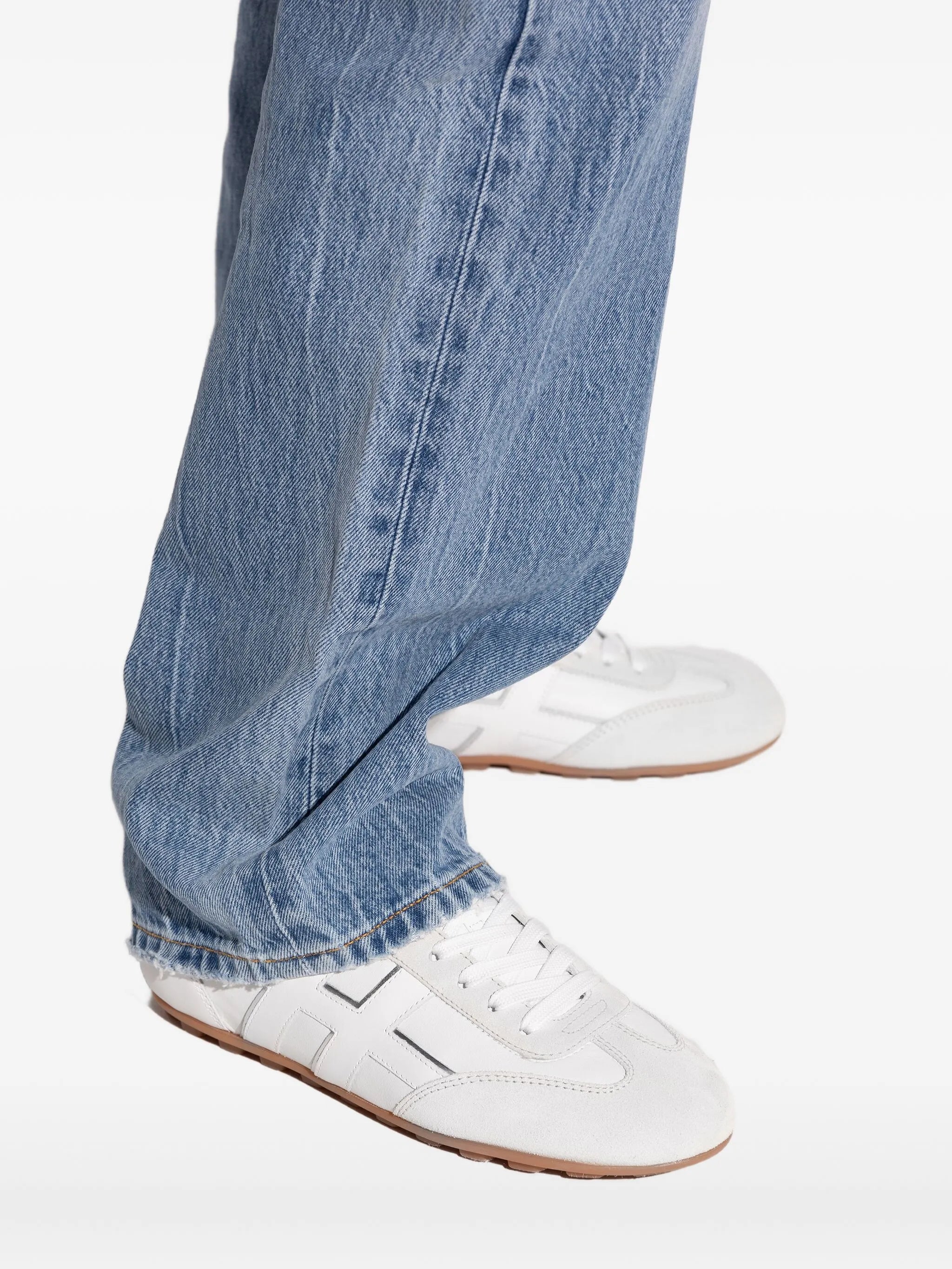 leather sneakers