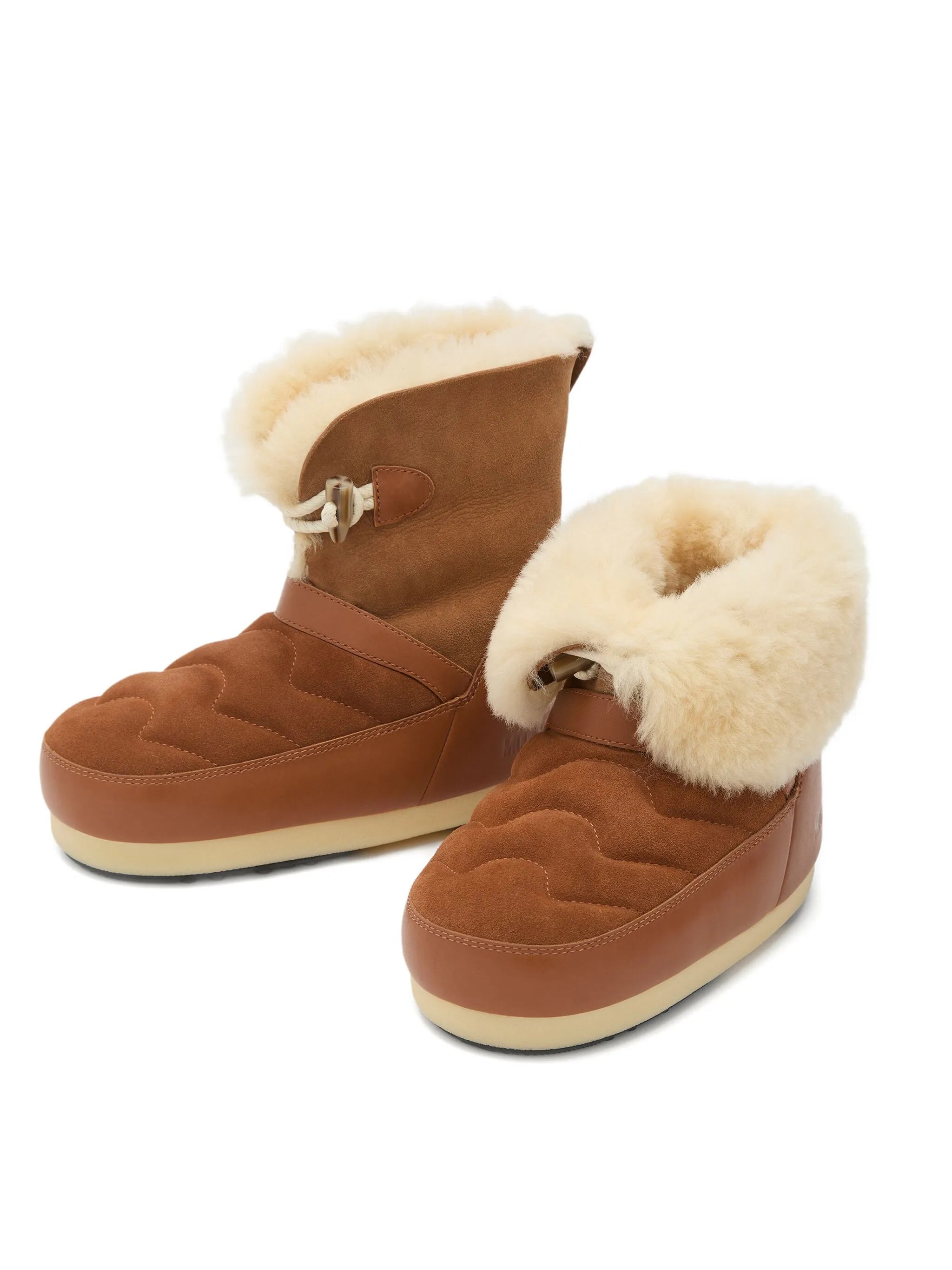 EVX quilted shearling boots