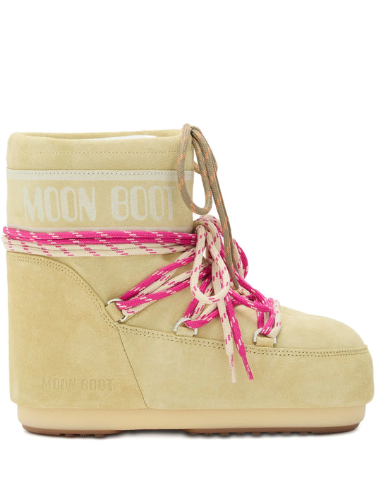 Icon suede lace-up boots