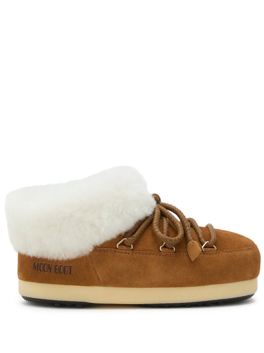 EVX lace-up shearling mules