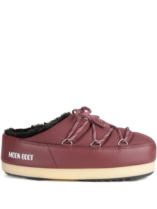 lace-up mule boots