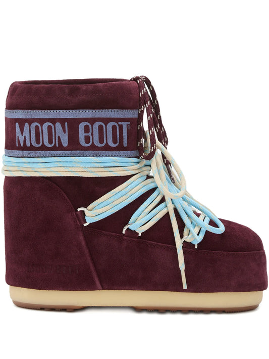 icon low suede boots