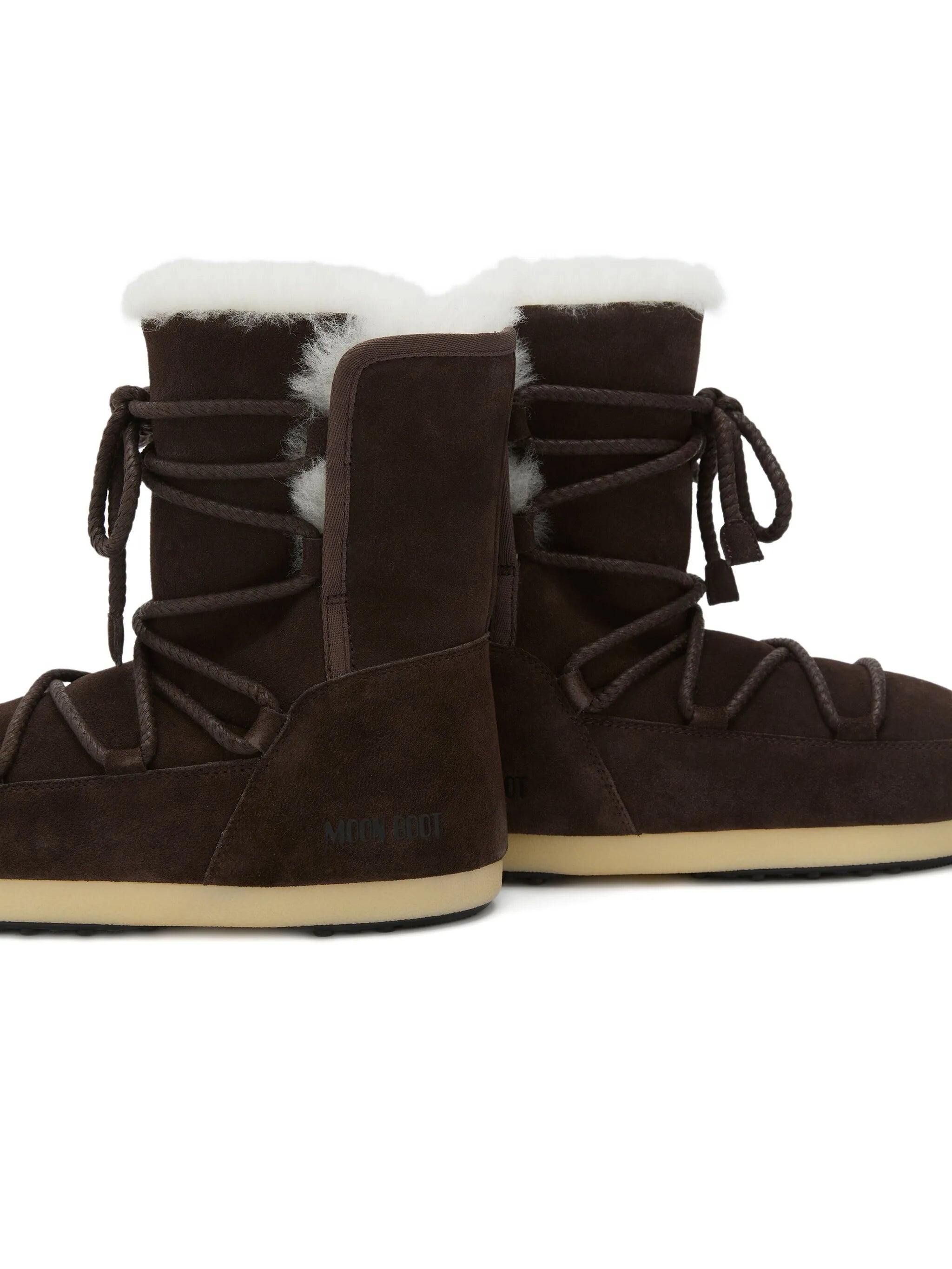 EVX lace-up shearling boots