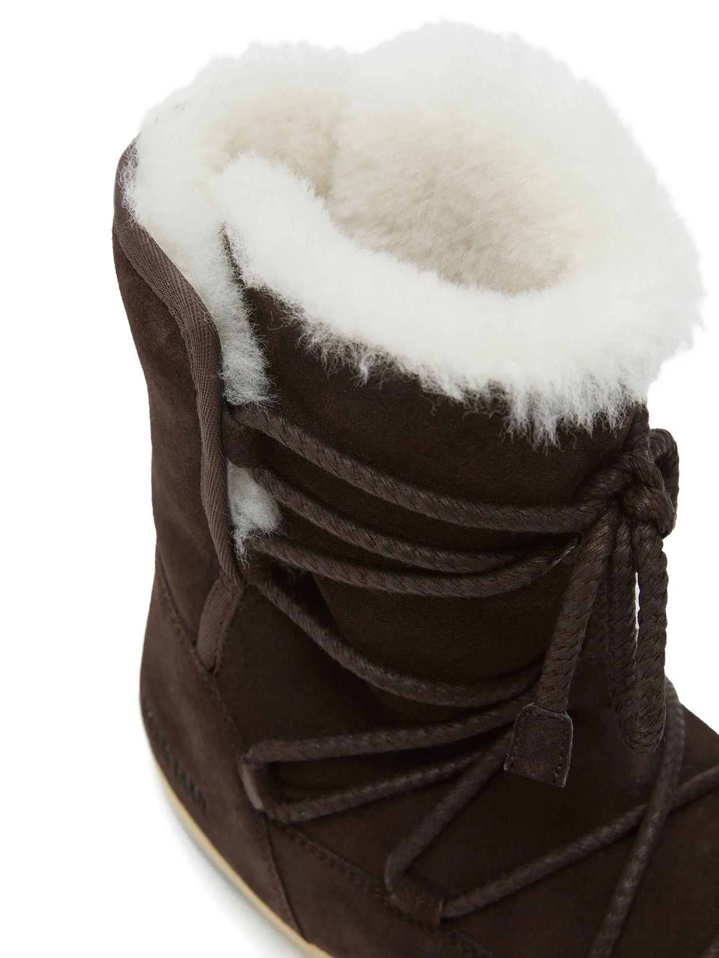 EVX lace-up shearling boots