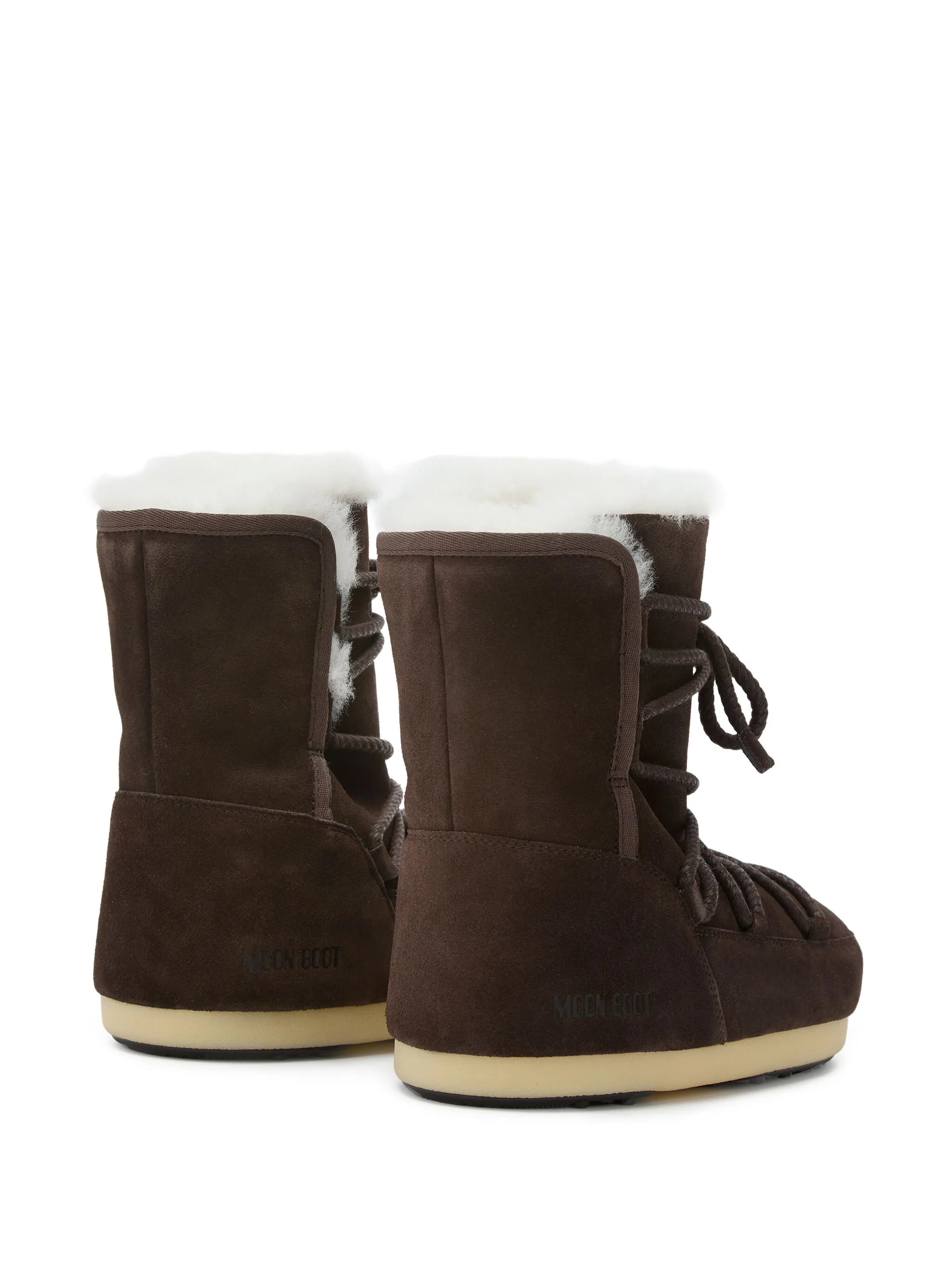 EVX lace-up shearling boots