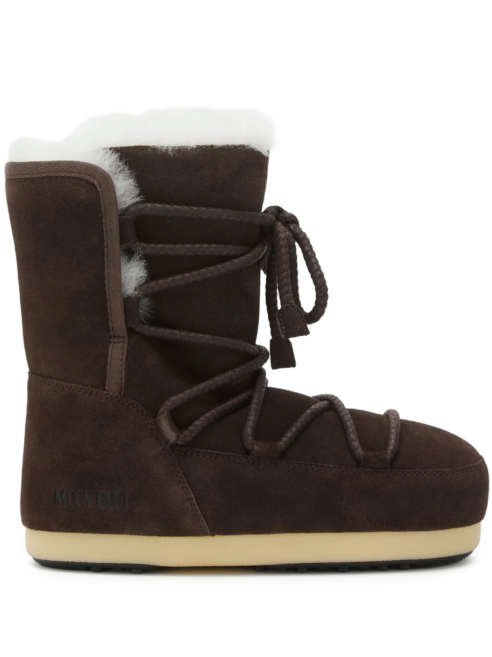 EVX lace-up shearling boots