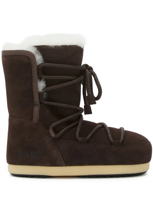 EVX lace-up shearling boots