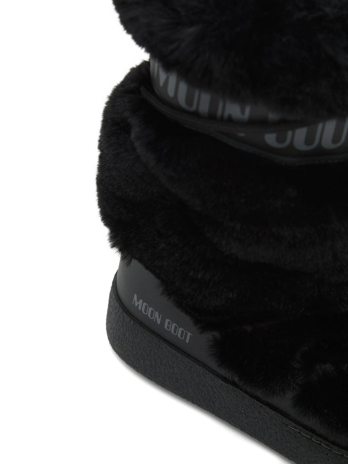 Ltrack faux-fur boots