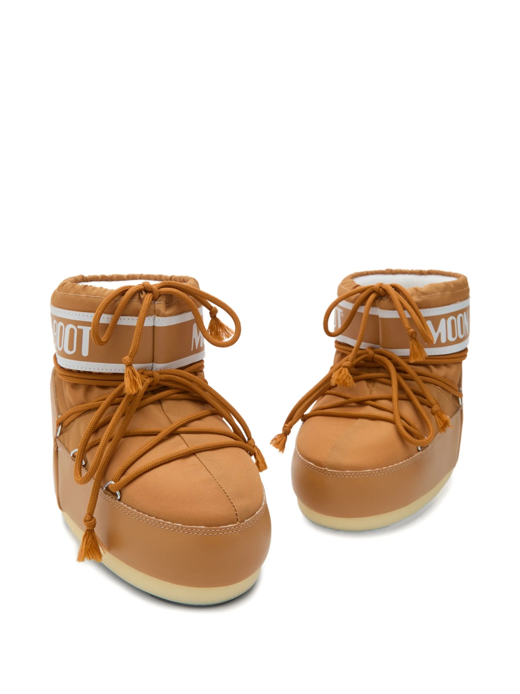 Icon padded logo-band boots