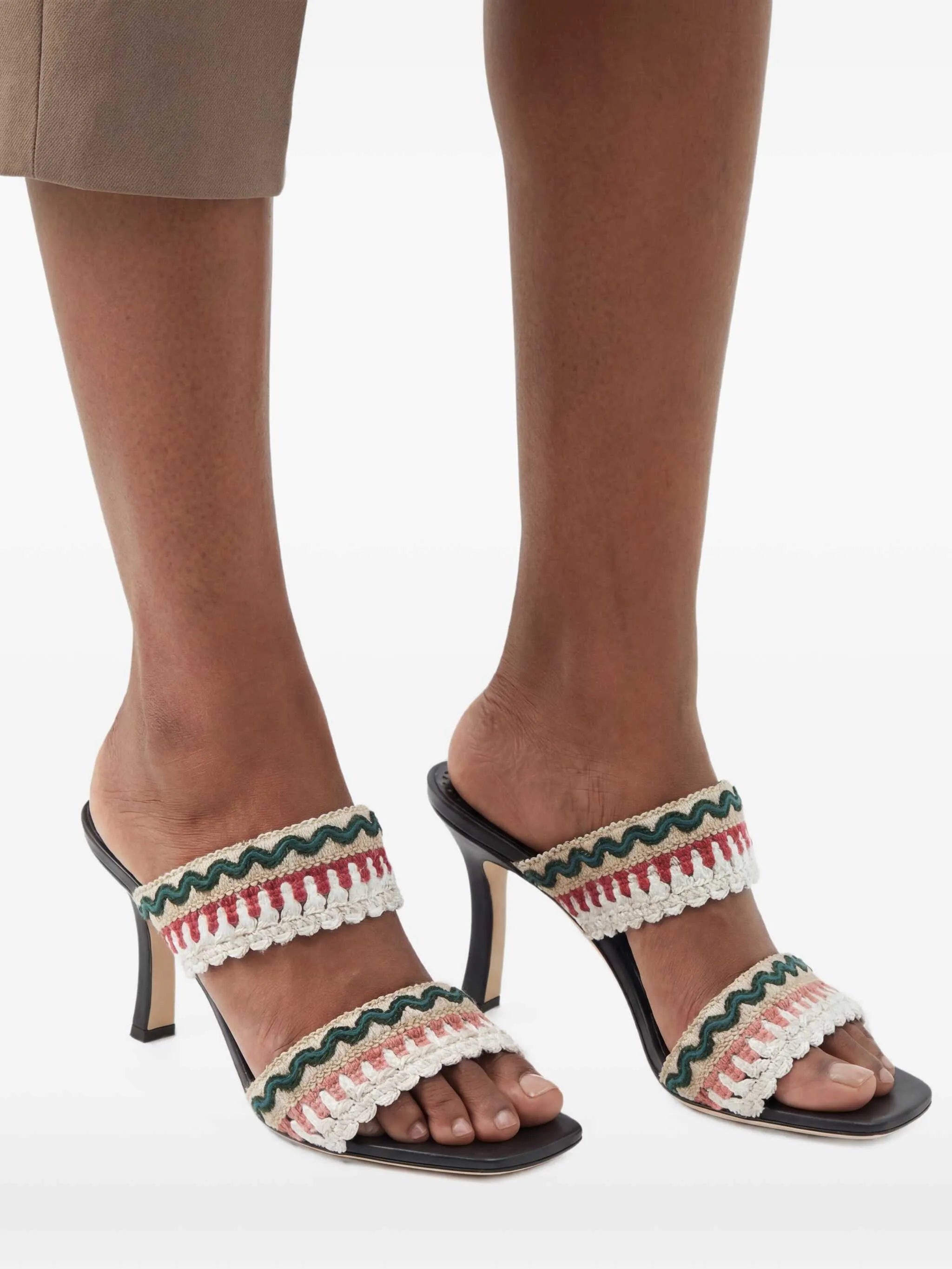 95mm Mabecomu woven sandals