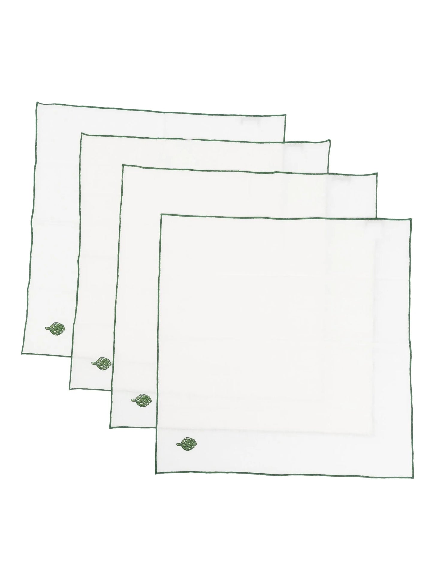 artichoke-embroidered napkin (pack of four)