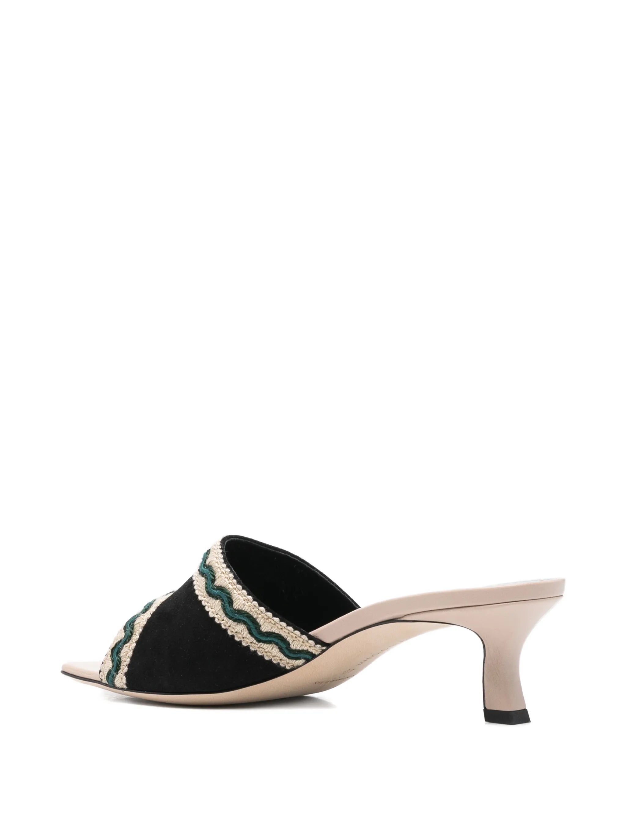 50mm Marebis embroidered sandals