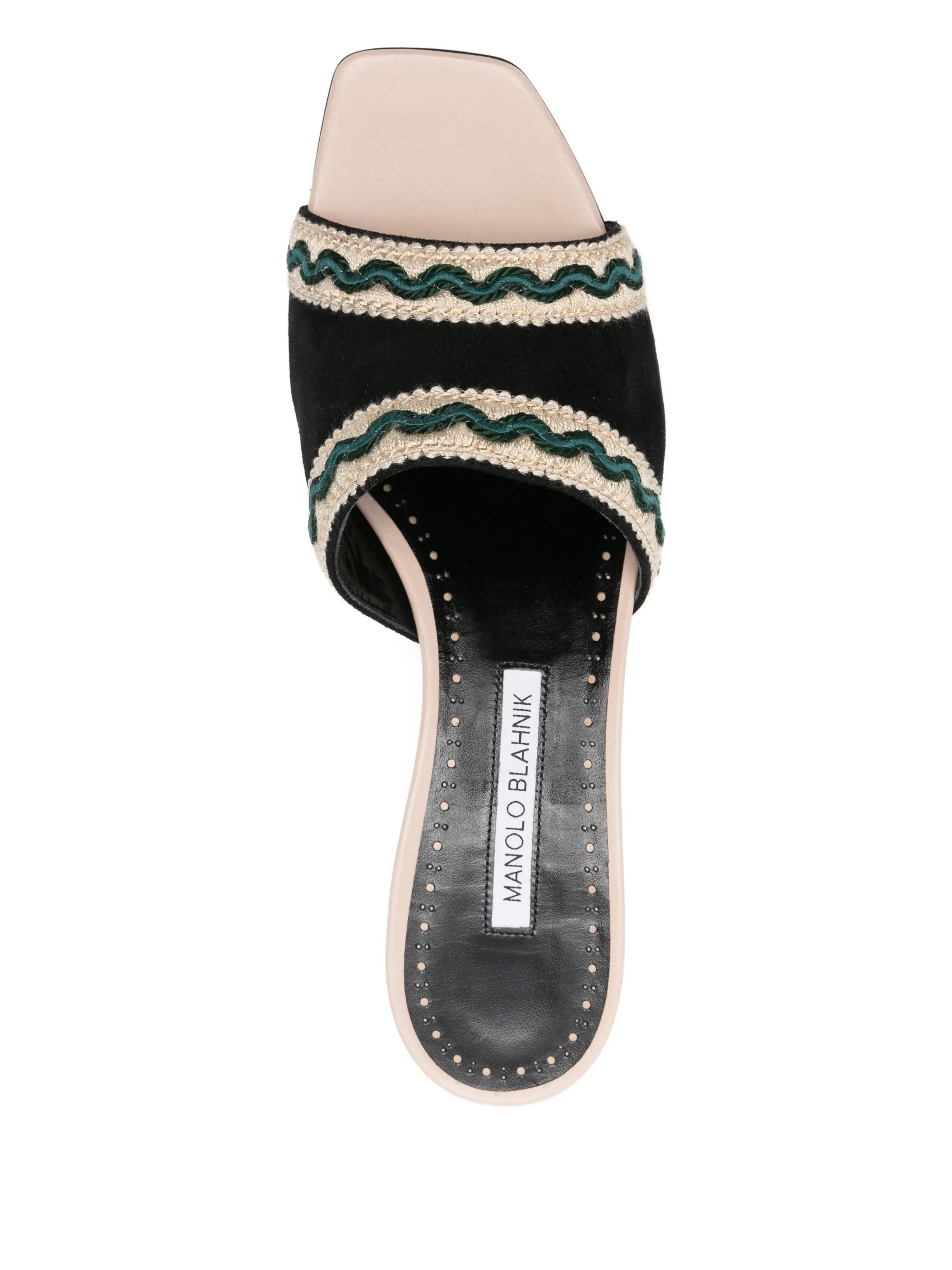 50mm Marebis embroidered sandals