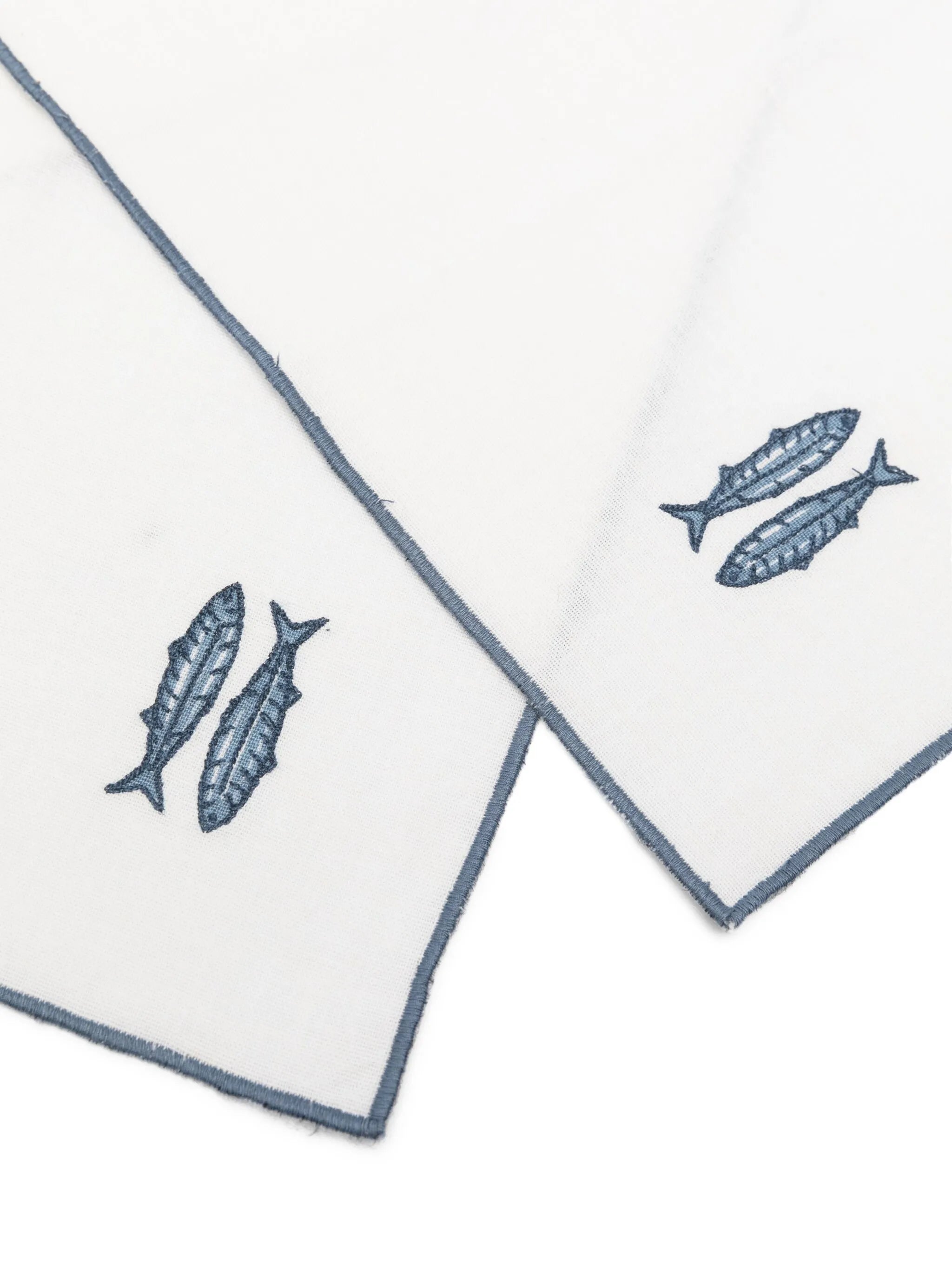 embroidered-fish napkins (set of four) (45cm x 45cm)