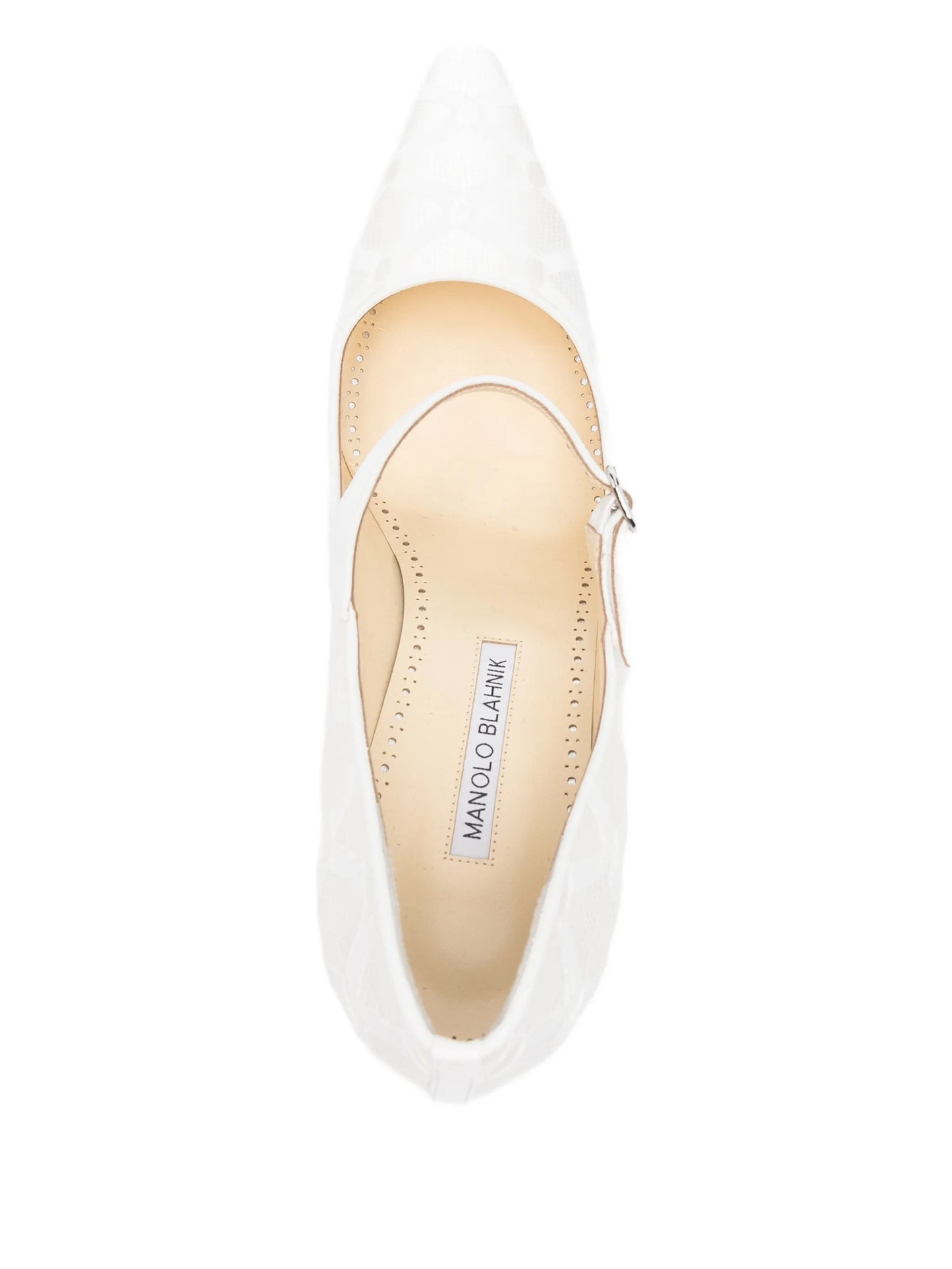 Aleka geometric-pattern strap pumps