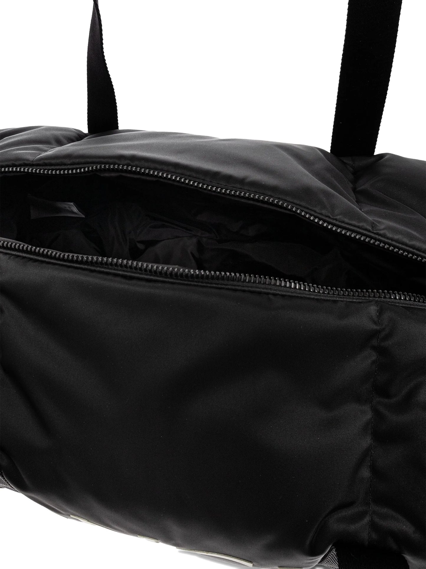 logo-lettering duffle bag