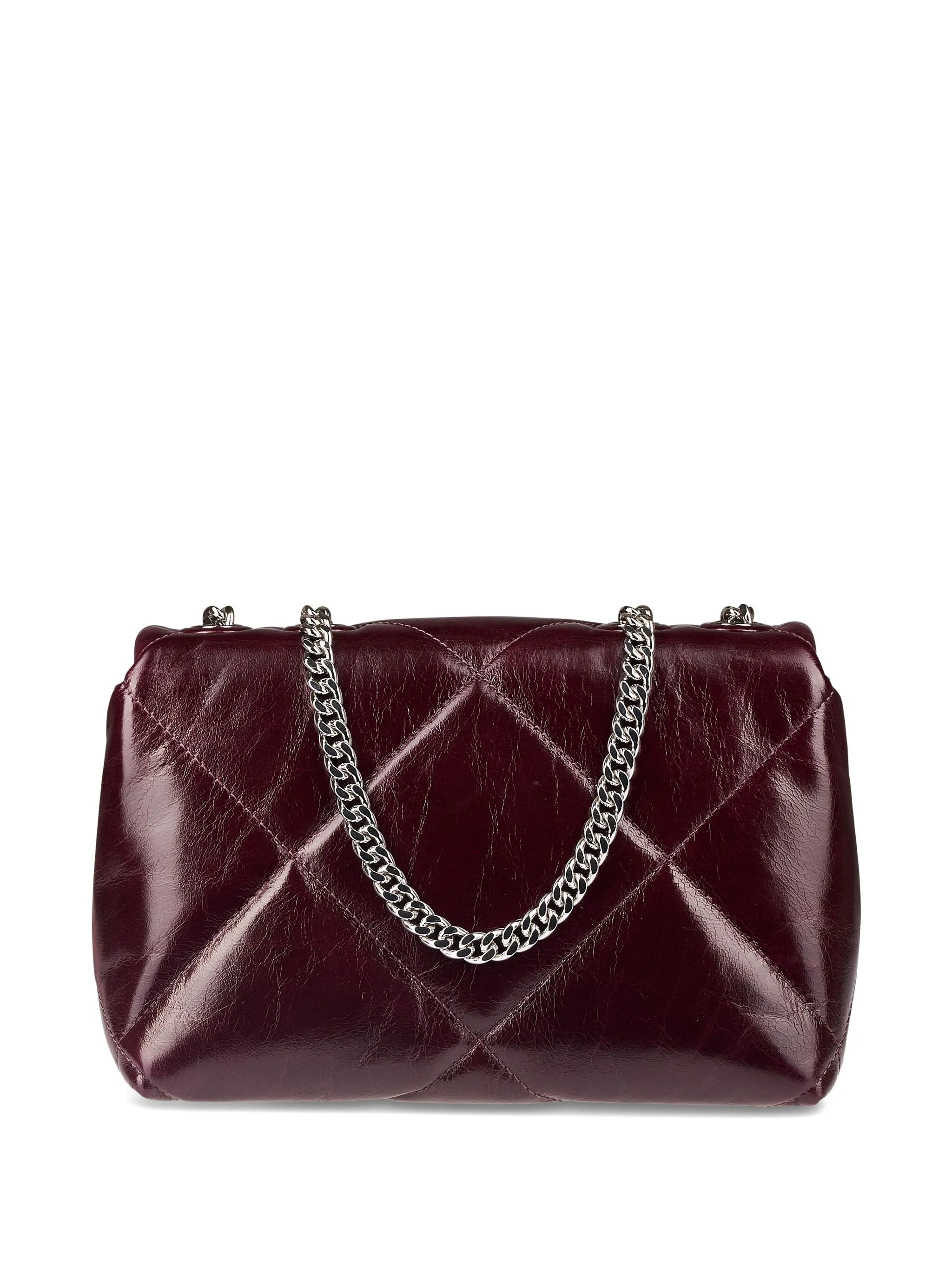 quilted leather shoulder bag