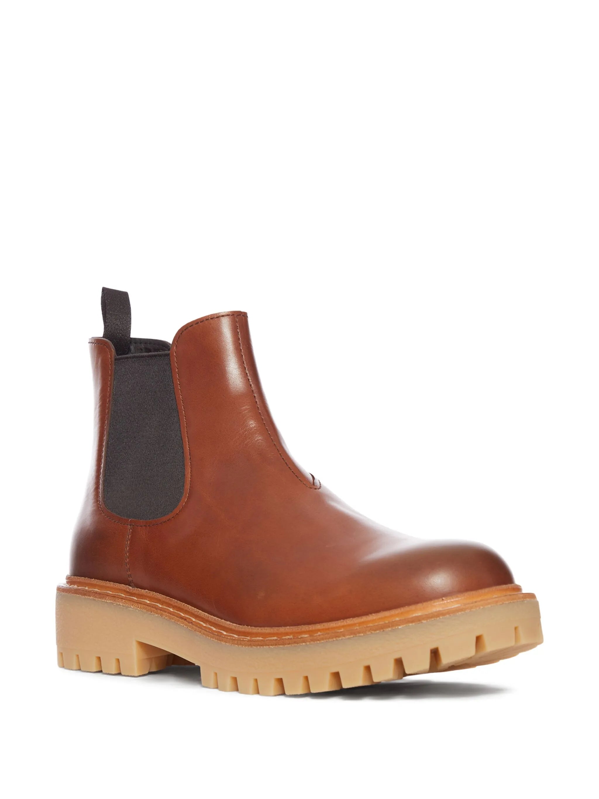 elastic-panel leather Chelsea boots