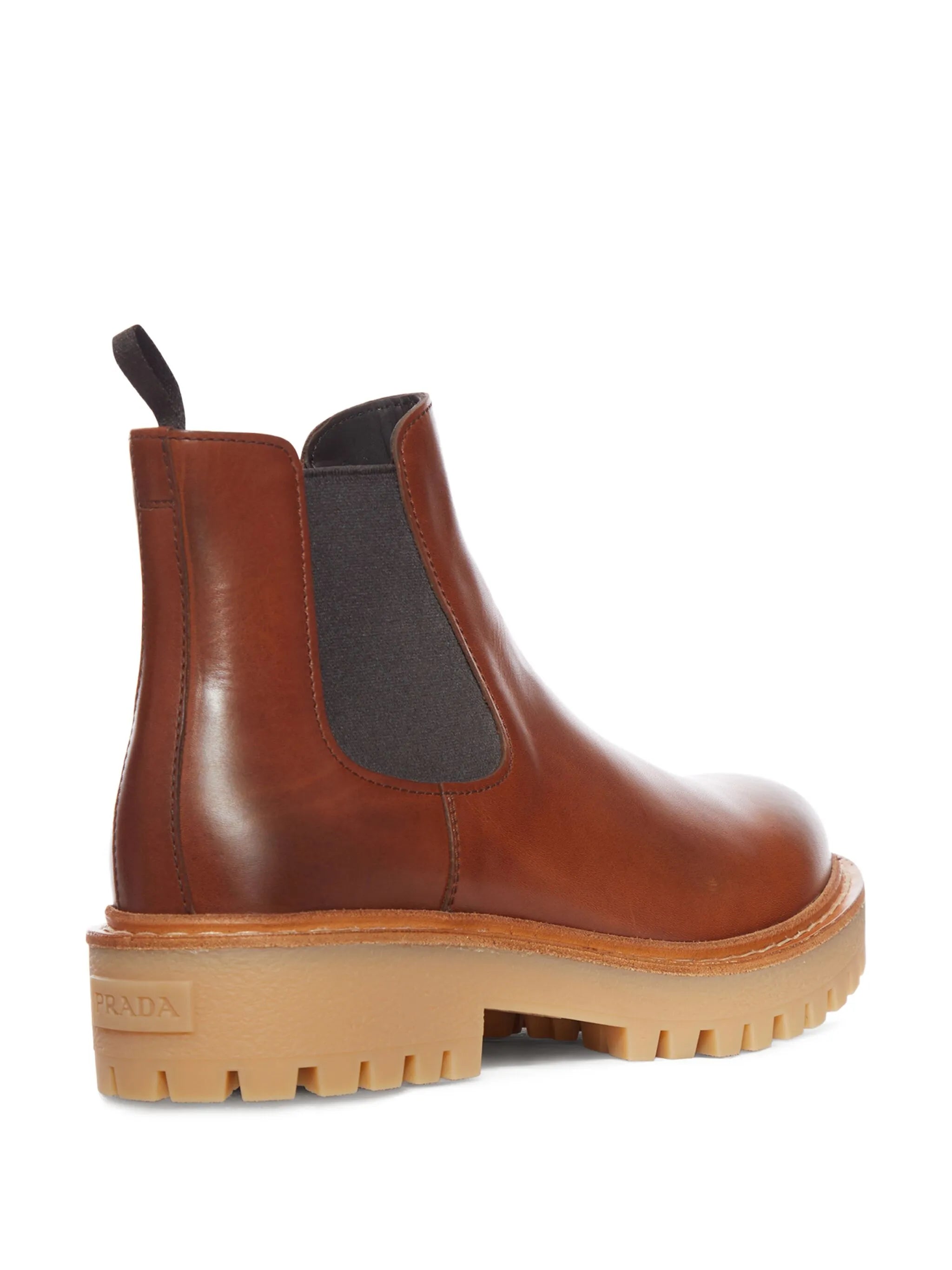 elastic-panel leather Chelsea boots