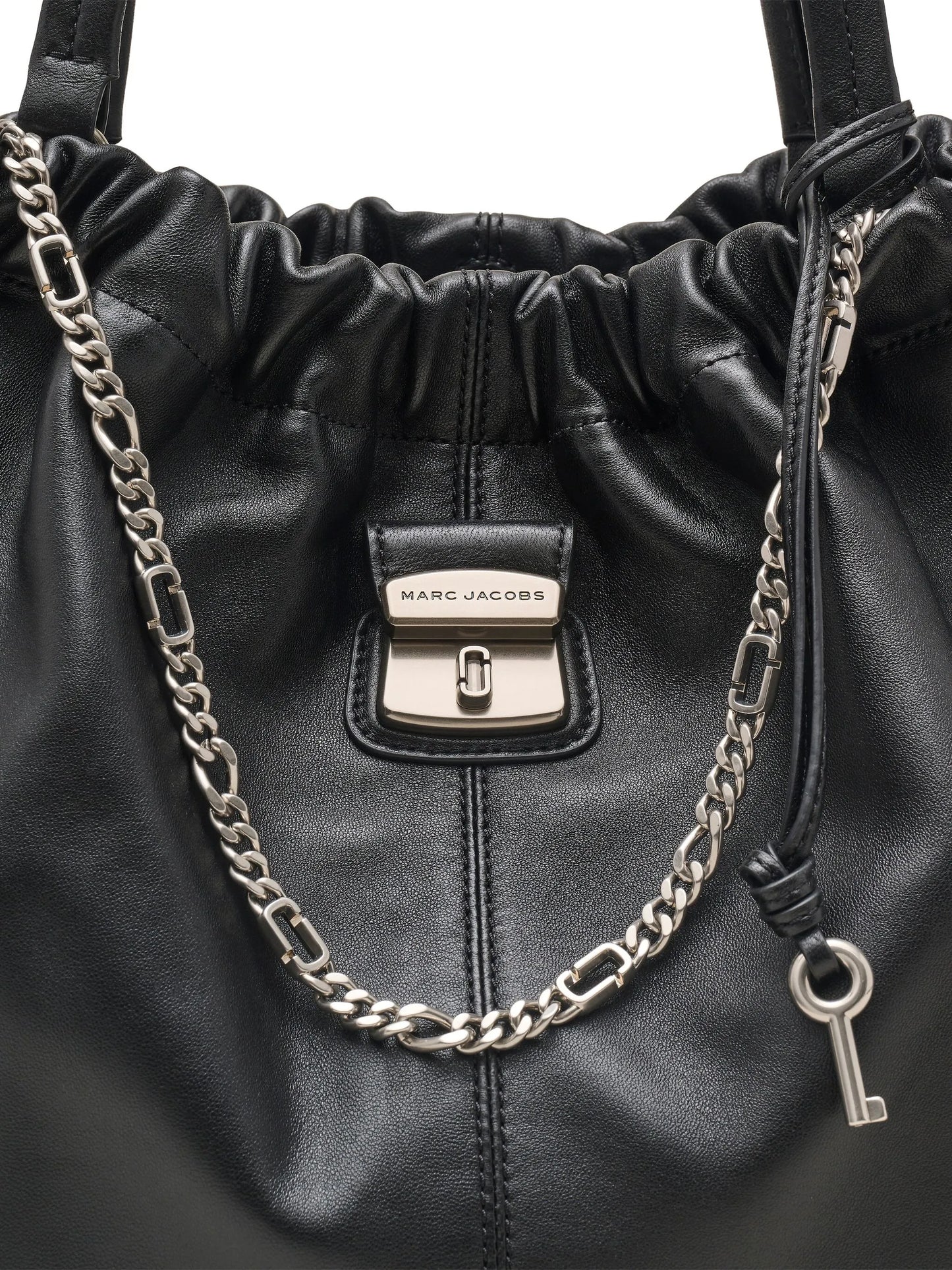 The Cristina chain-embellished drawstring tote