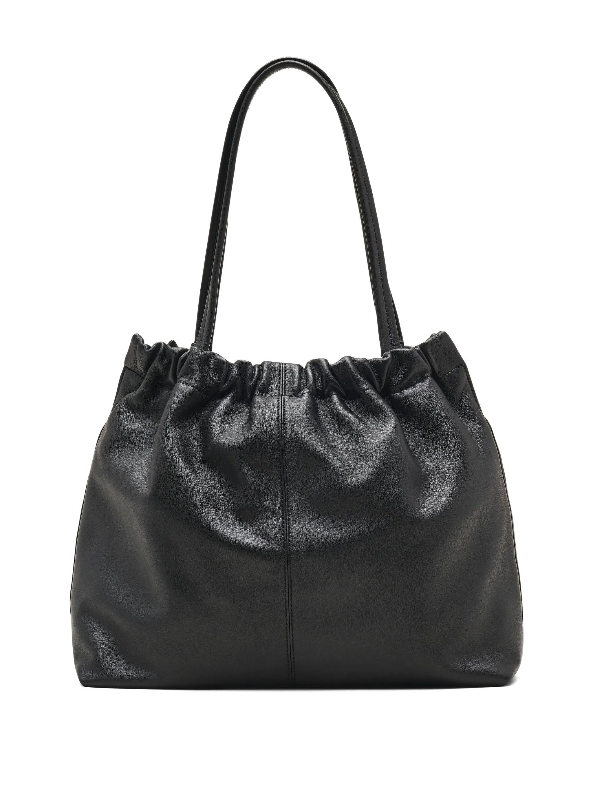 The Cristina chain-embellished drawstring tote