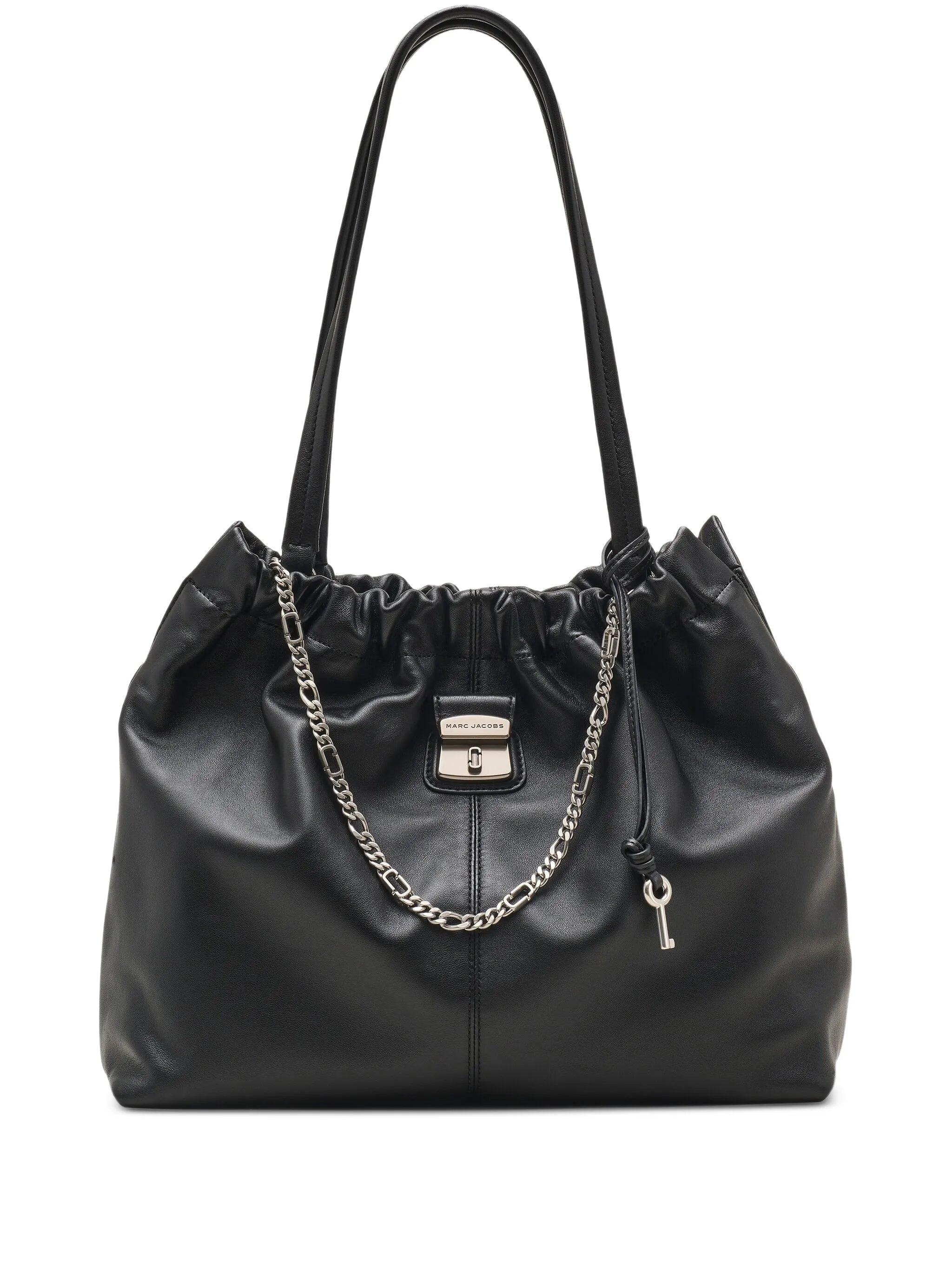 The Cristina chain-embellished drawstring tote