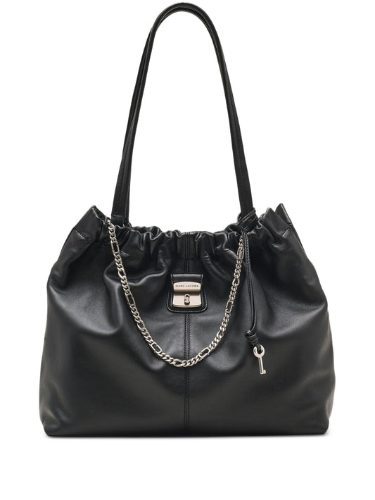 The Cristina chain-embellished drawstring tote