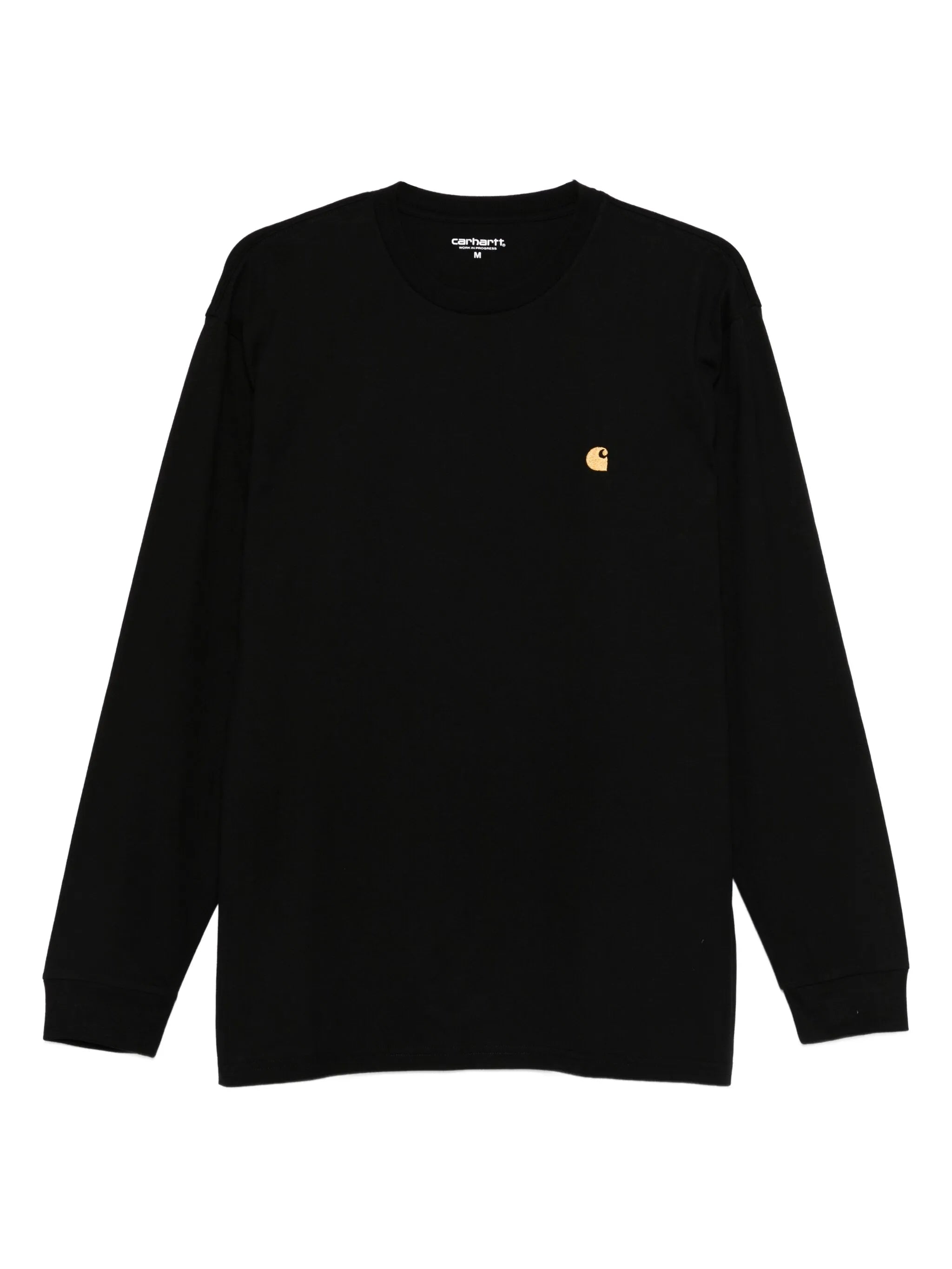 logo-embroidered long-sleeve T-shirt