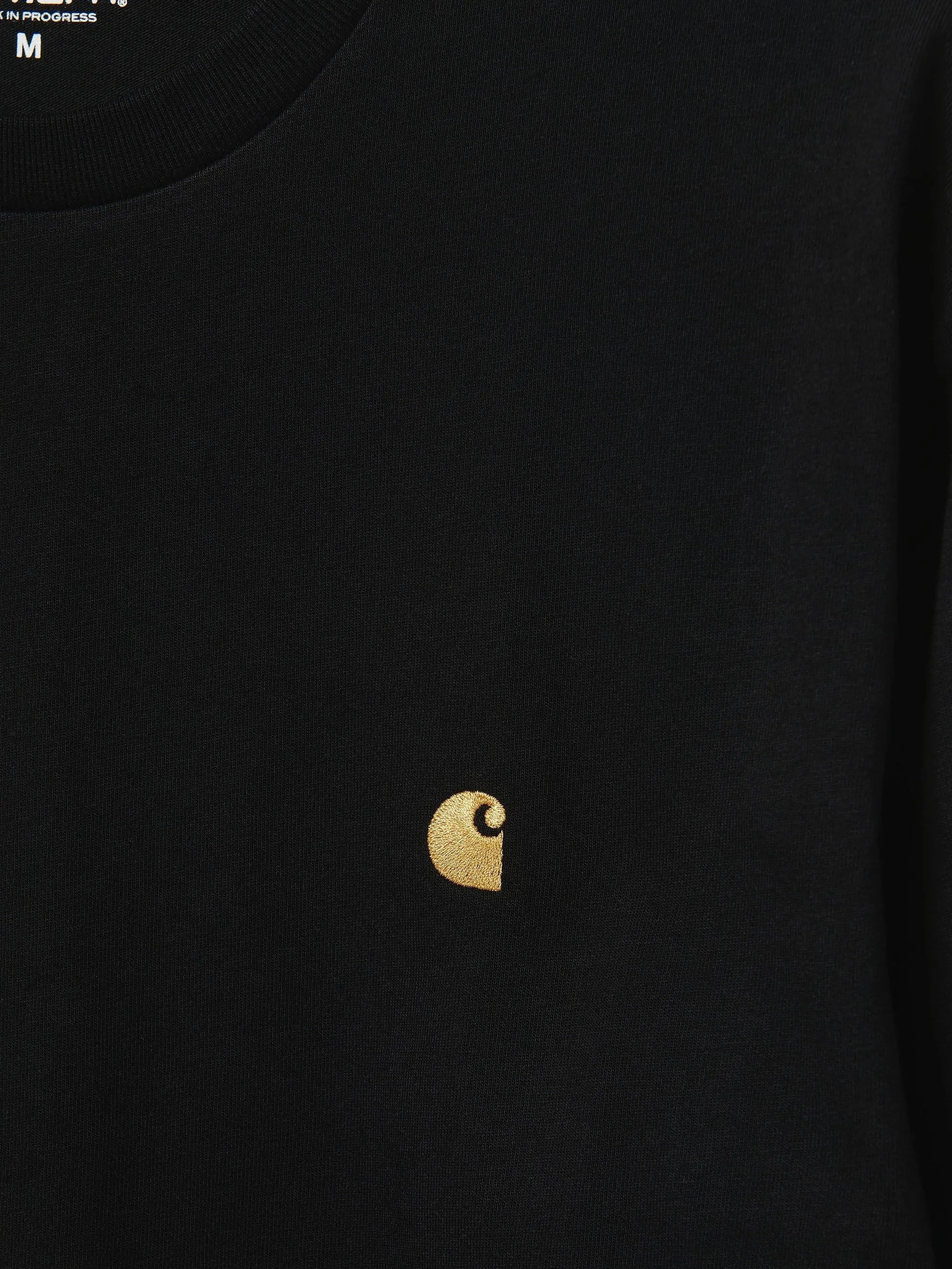 logo-embroidered long-sleeve T-shirt