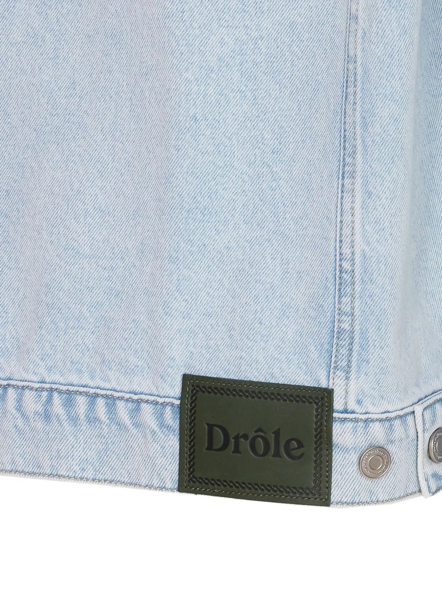 corduroy-collar denim jacket