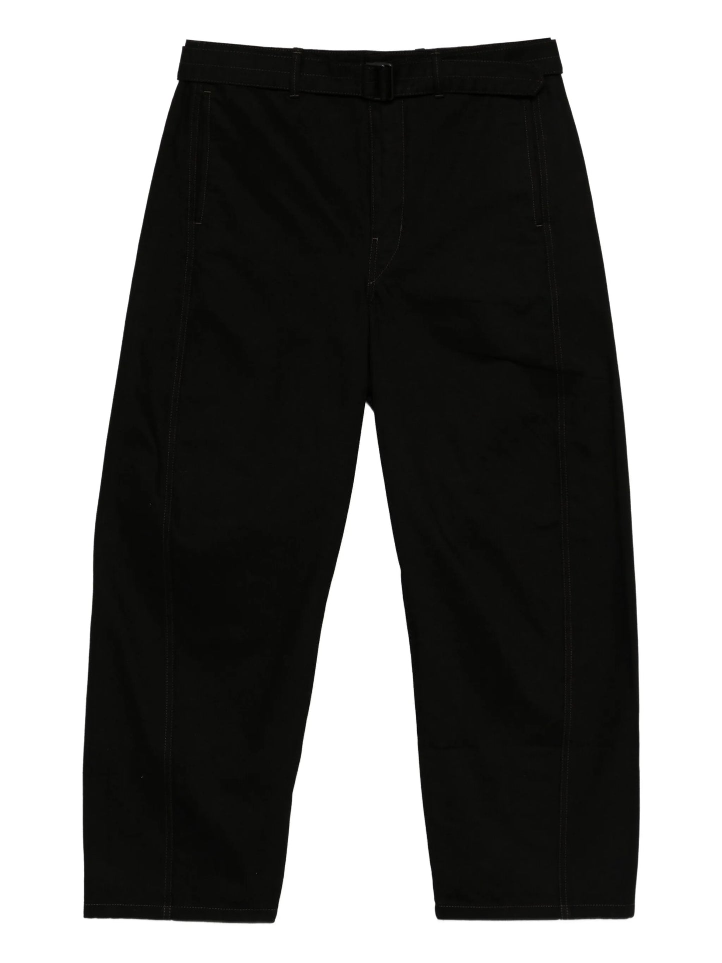 Twisted belted jeans