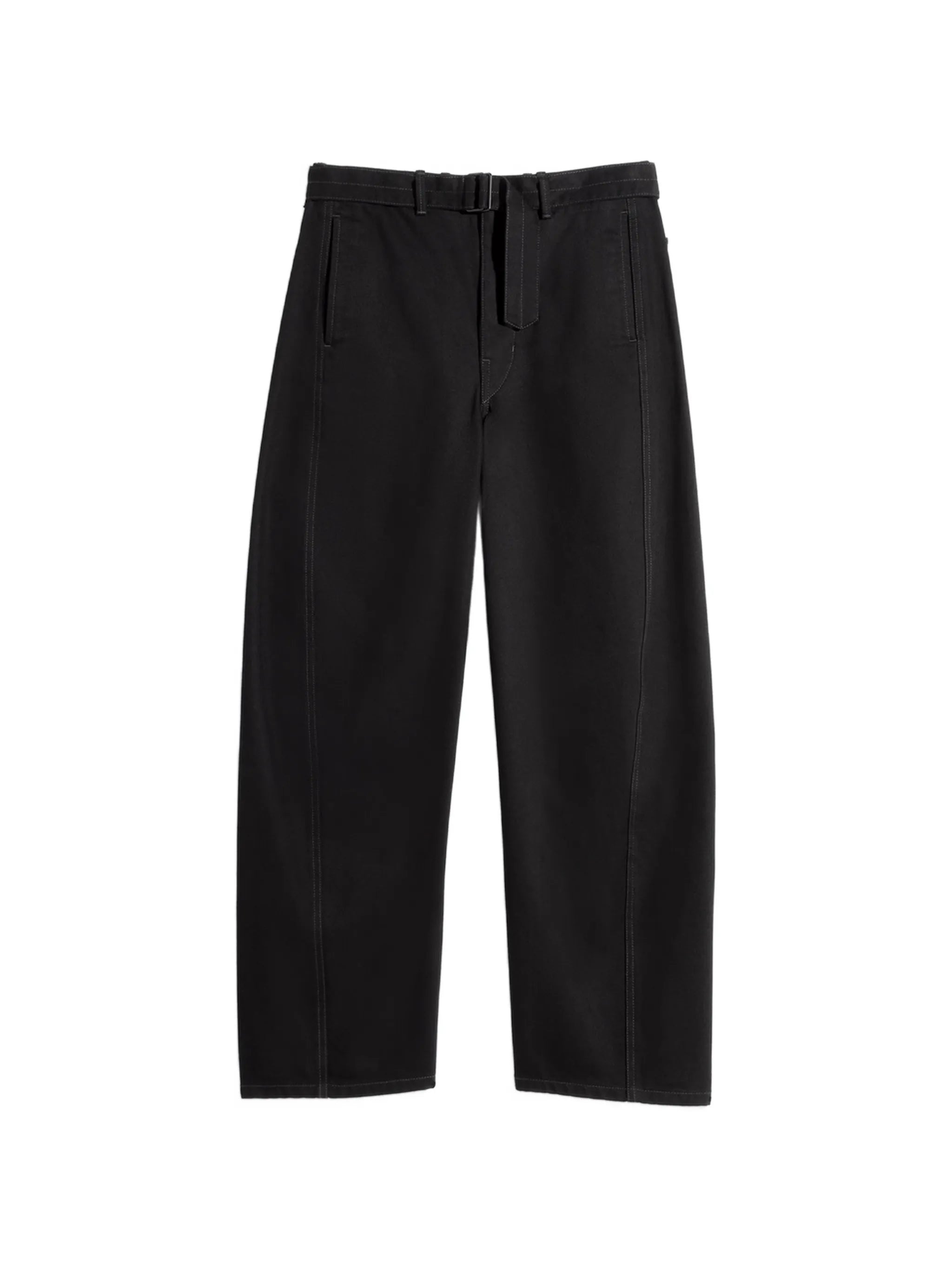 twisted belted jeans