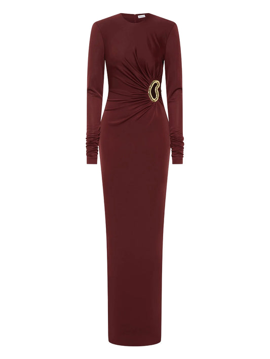 Mischa long-sleeve gown