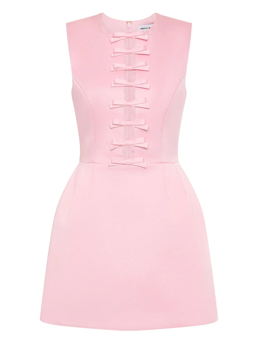 Aymee bow-detail mini dress