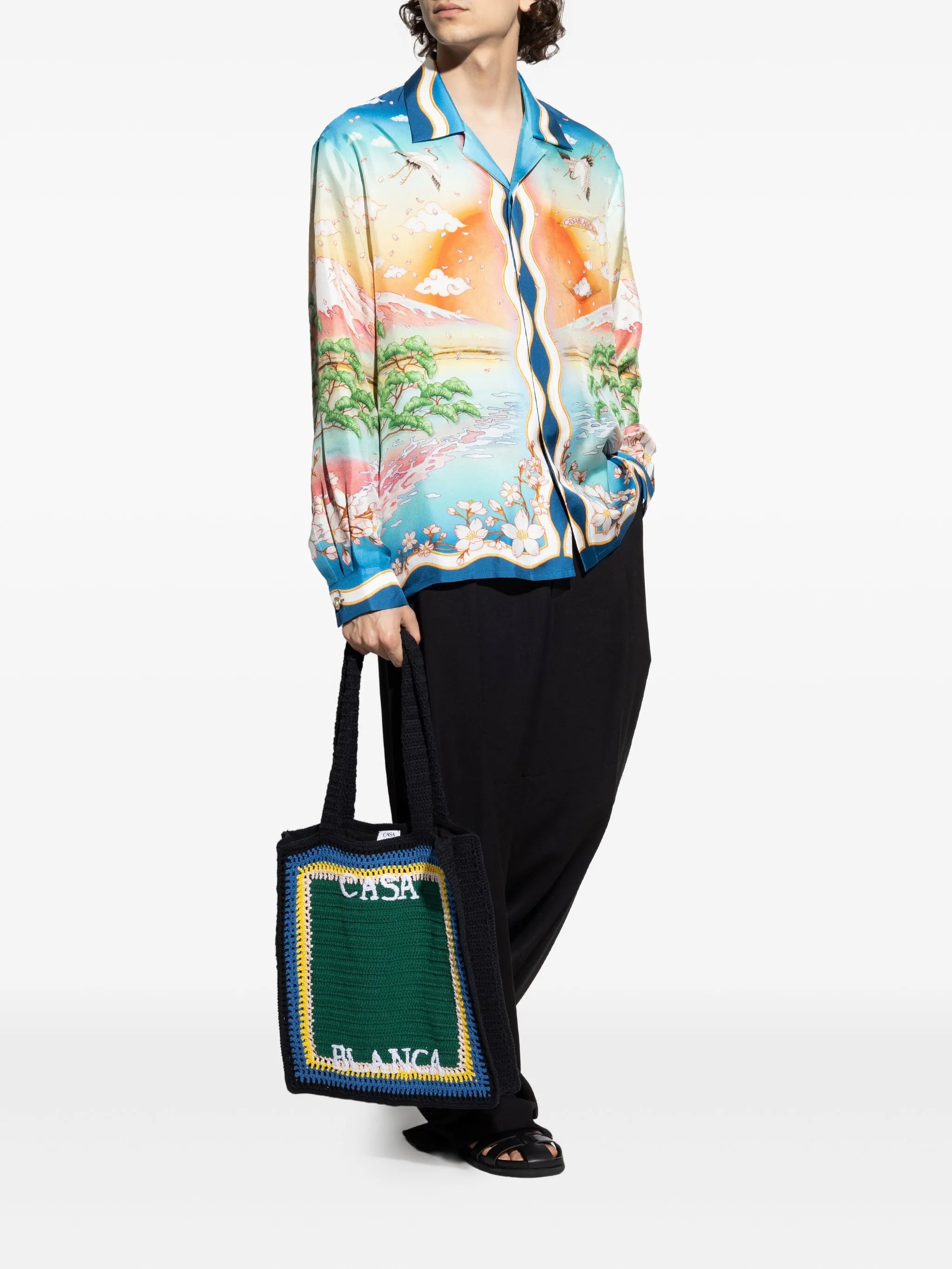 Tennis Club silk shirt