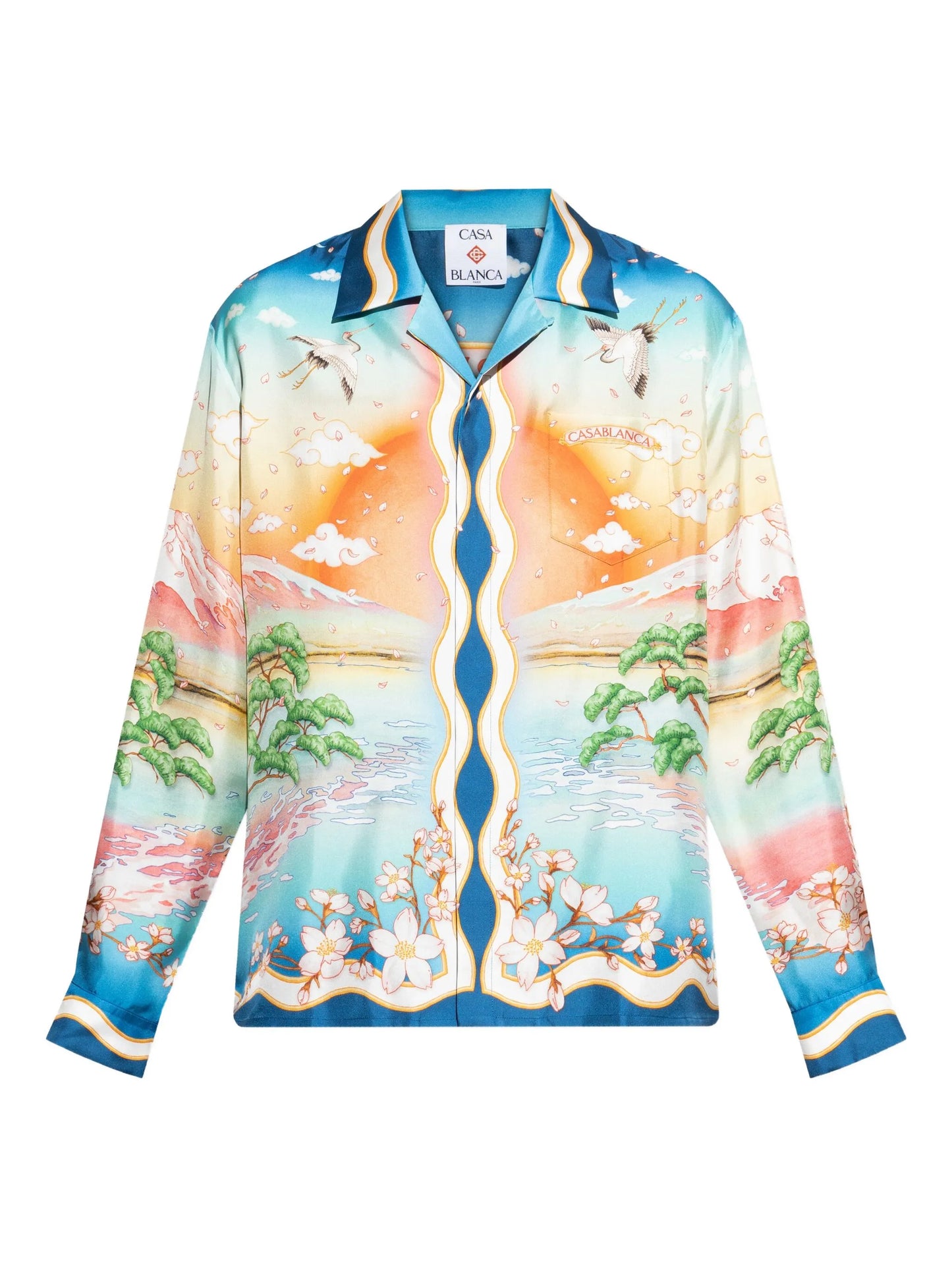 Tennis Club silk shirt