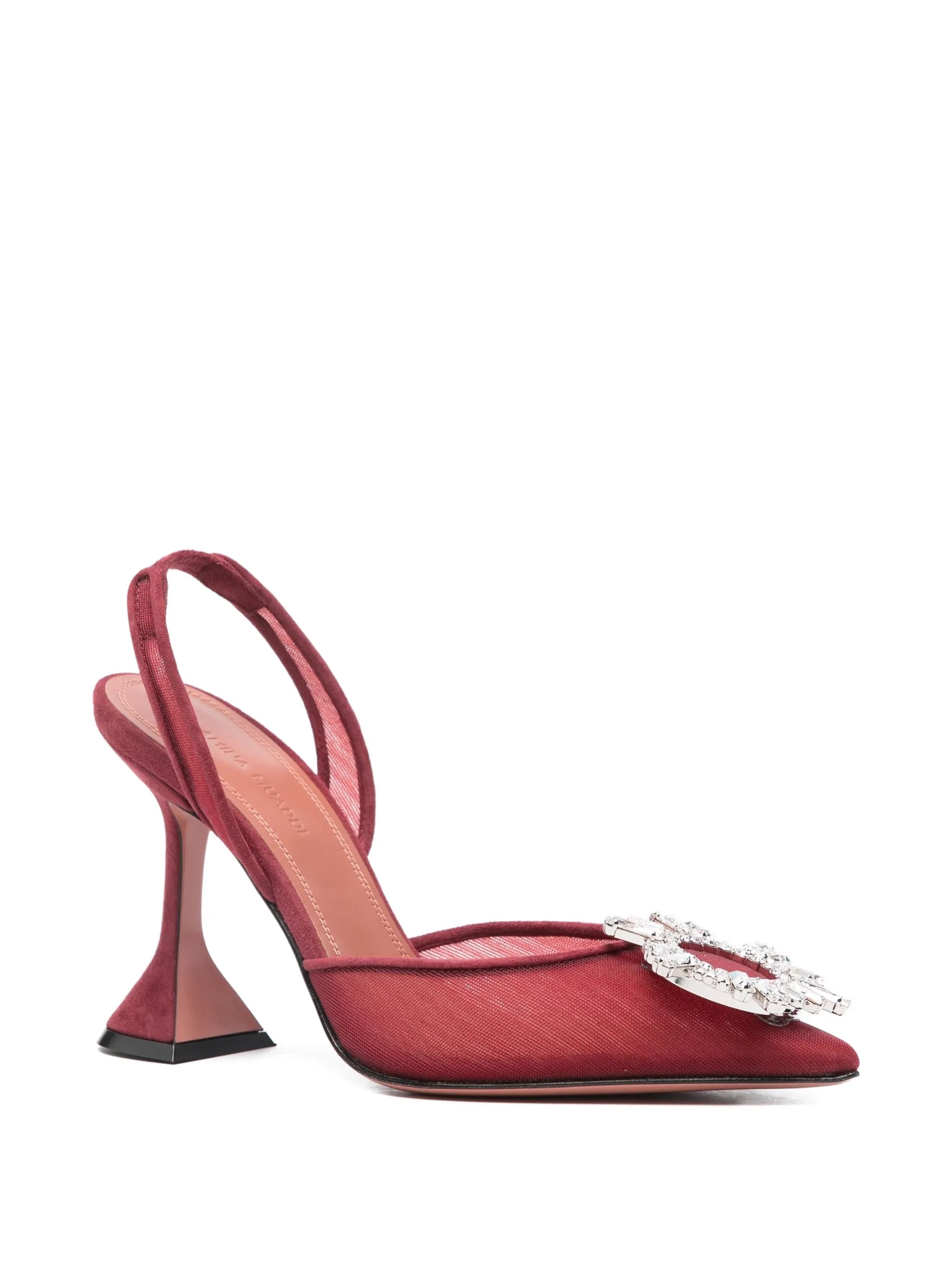 70mm Amina heeled pumps