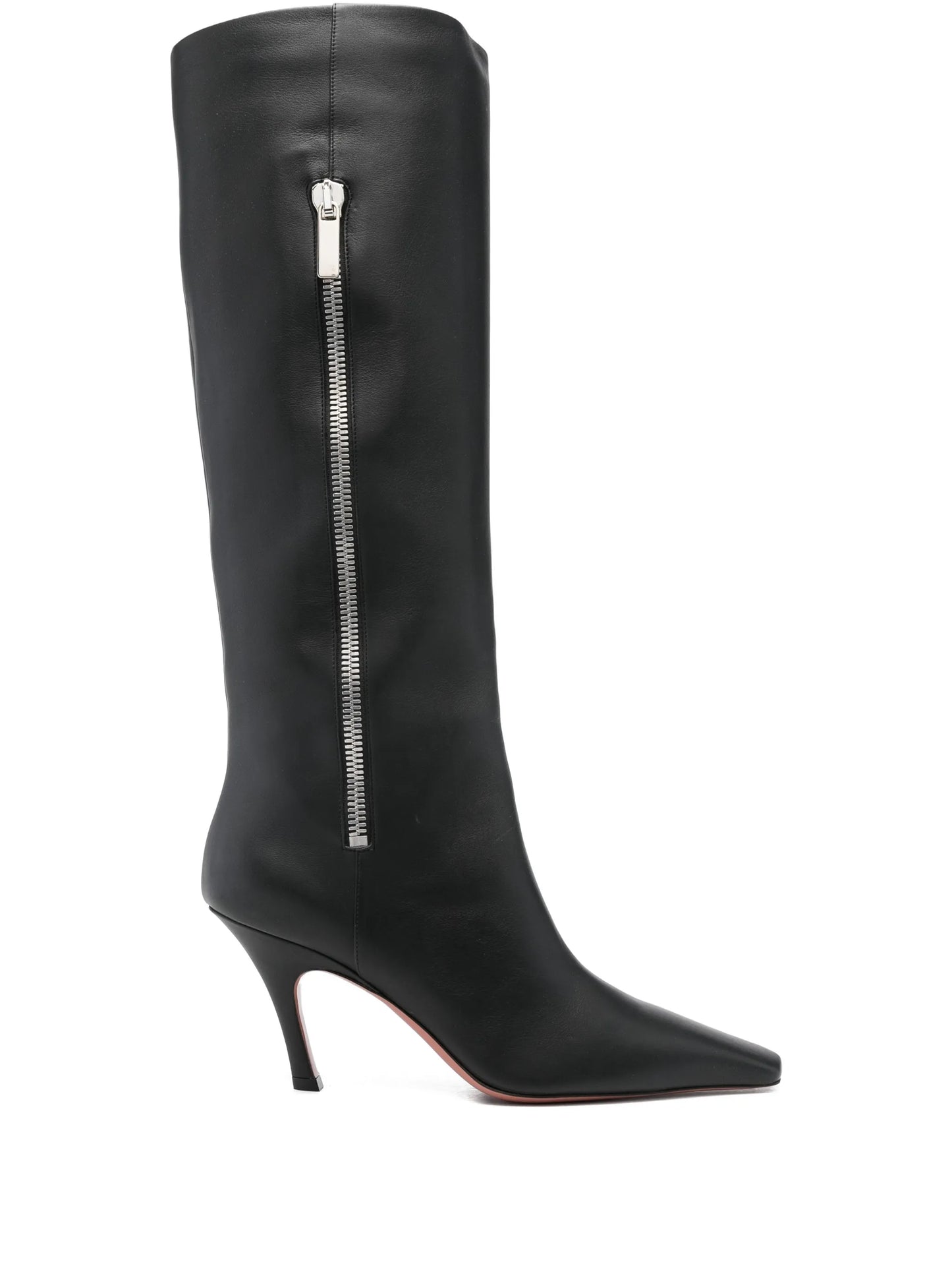 Mona side-zip square-toe boots
