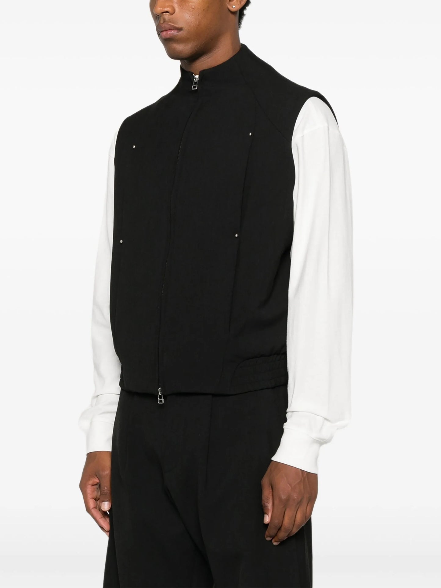 Uvas zip-front gilet