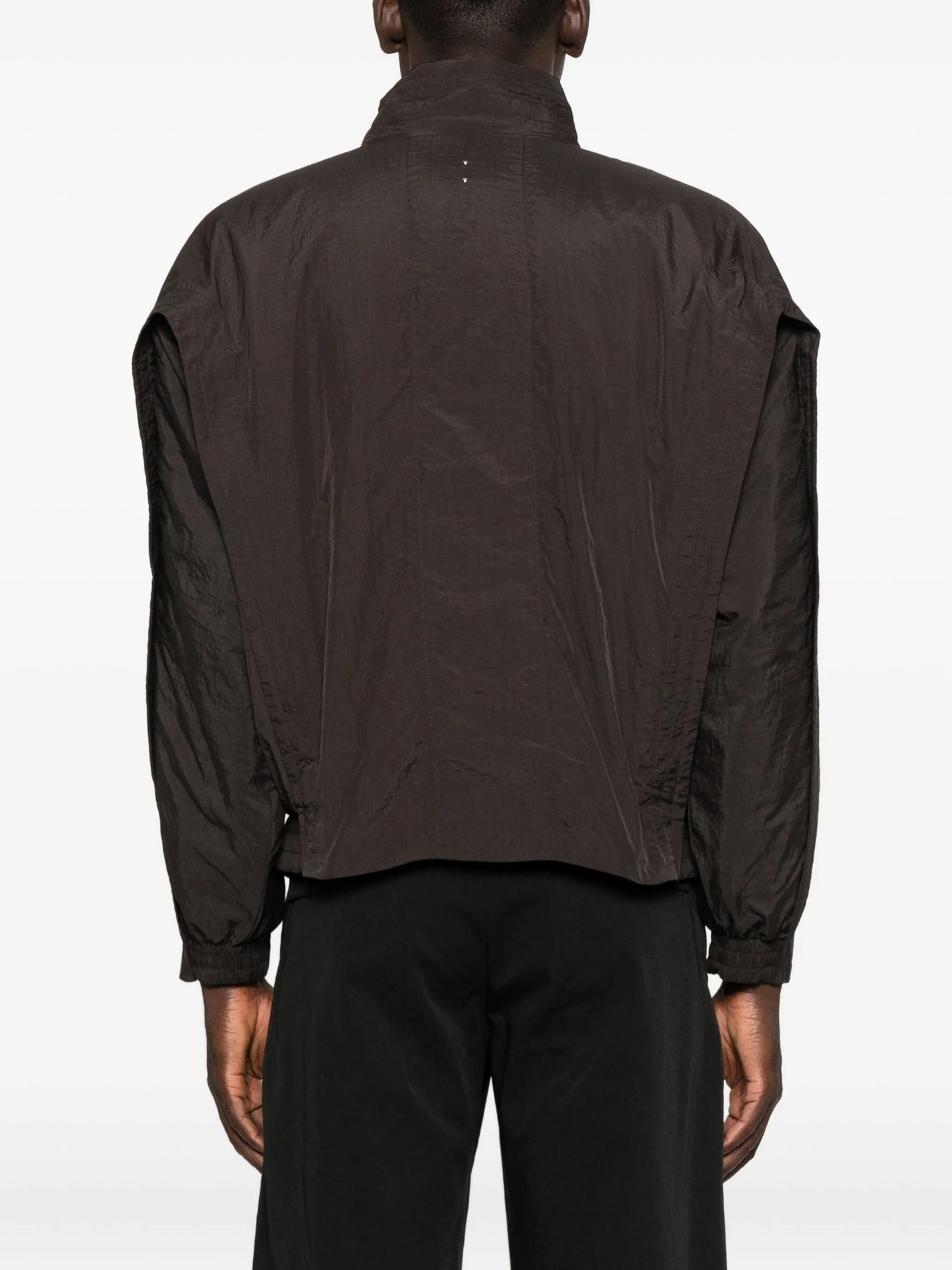 Yot high-neck buttoned jacket