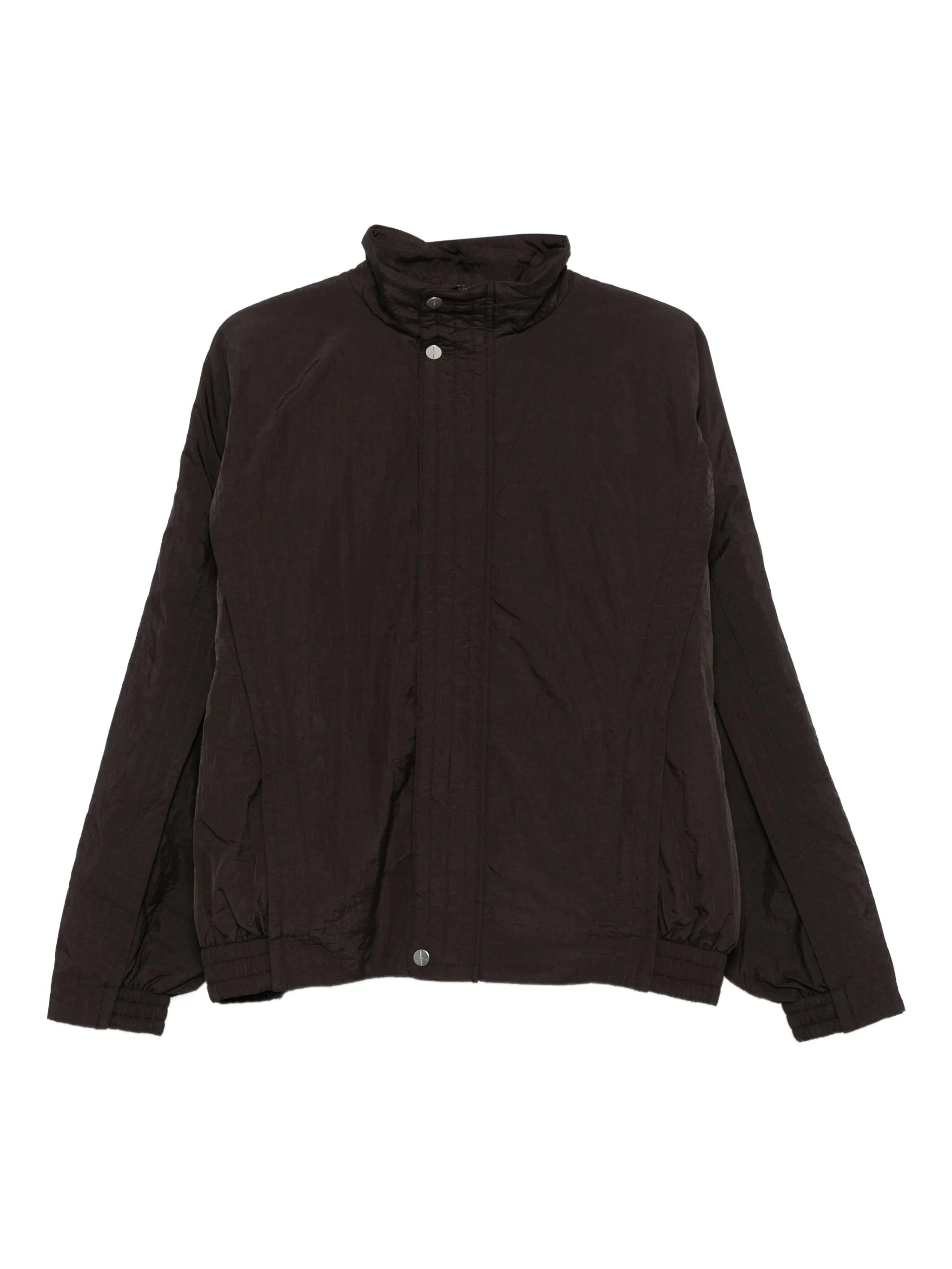 Yot high-neck buttoned jacket