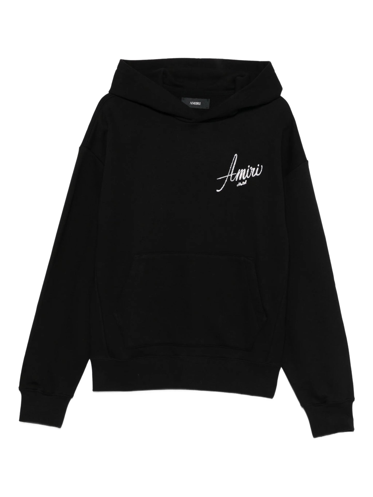 logo-embroidered hoodie