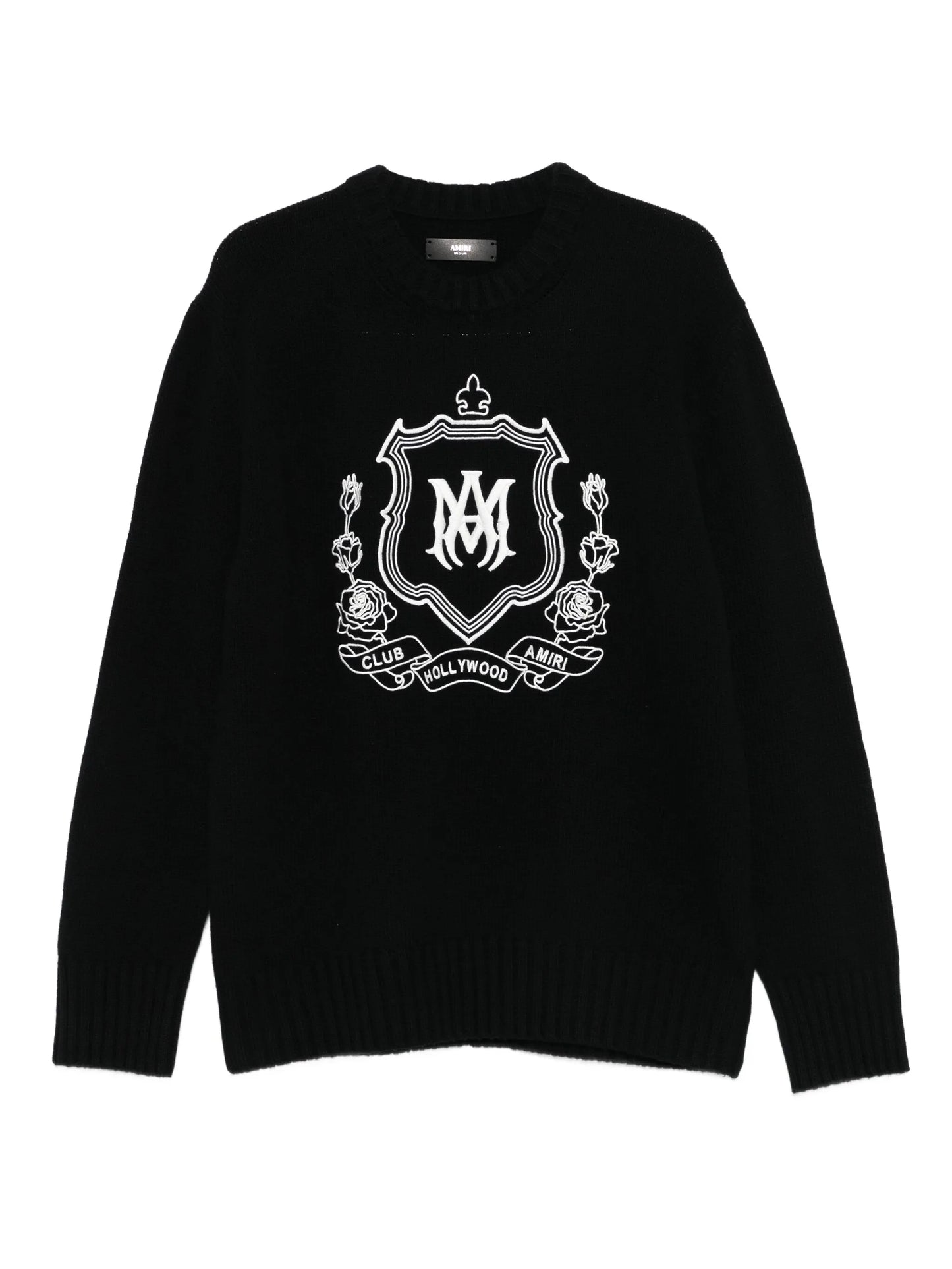crest-print sweatshirt