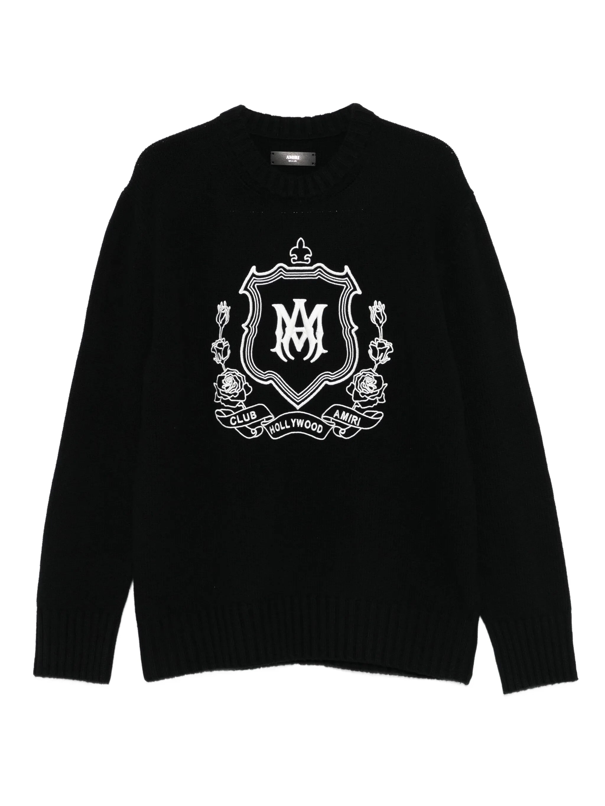 crest-print sweatshirt